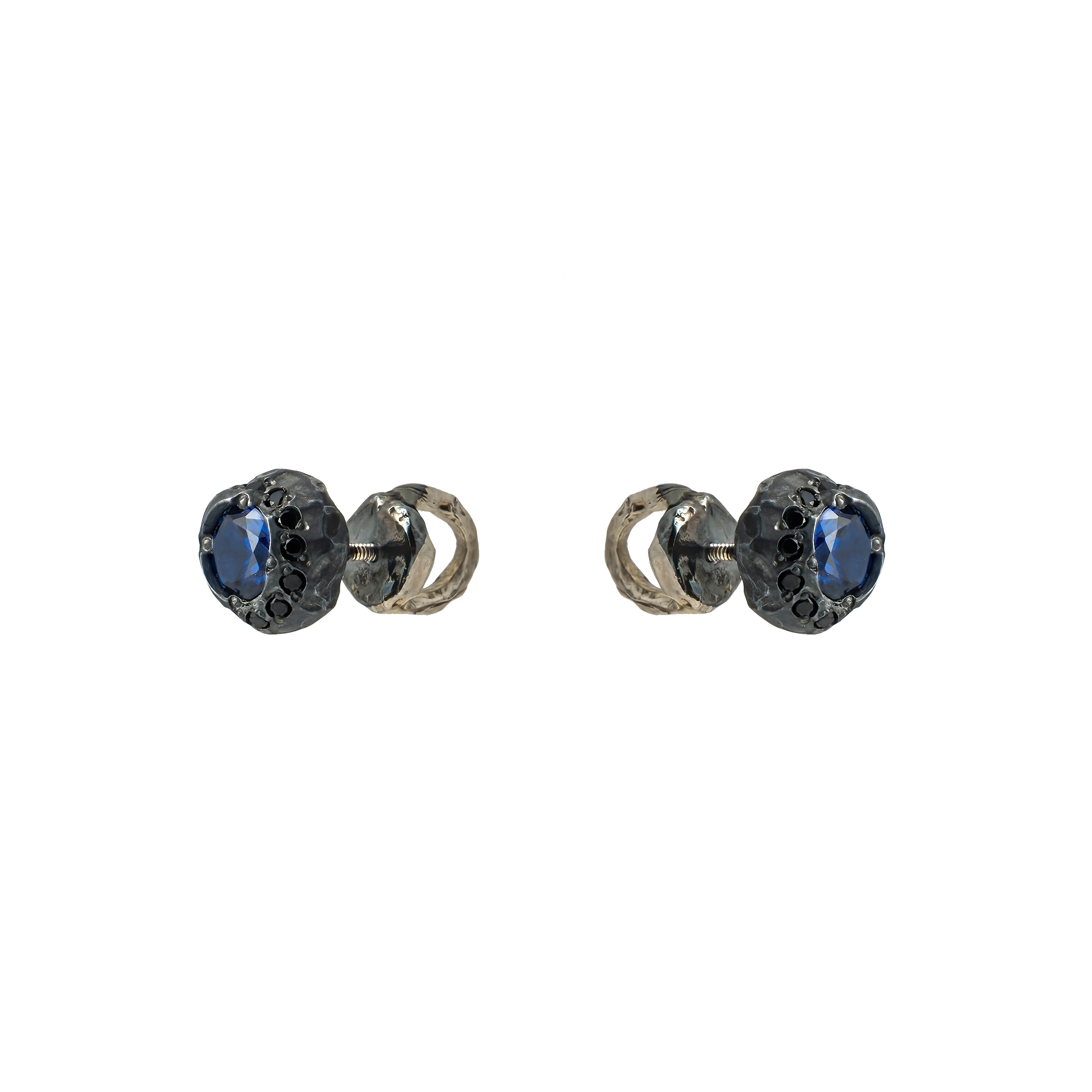 Forget-me-not Silver Earrings