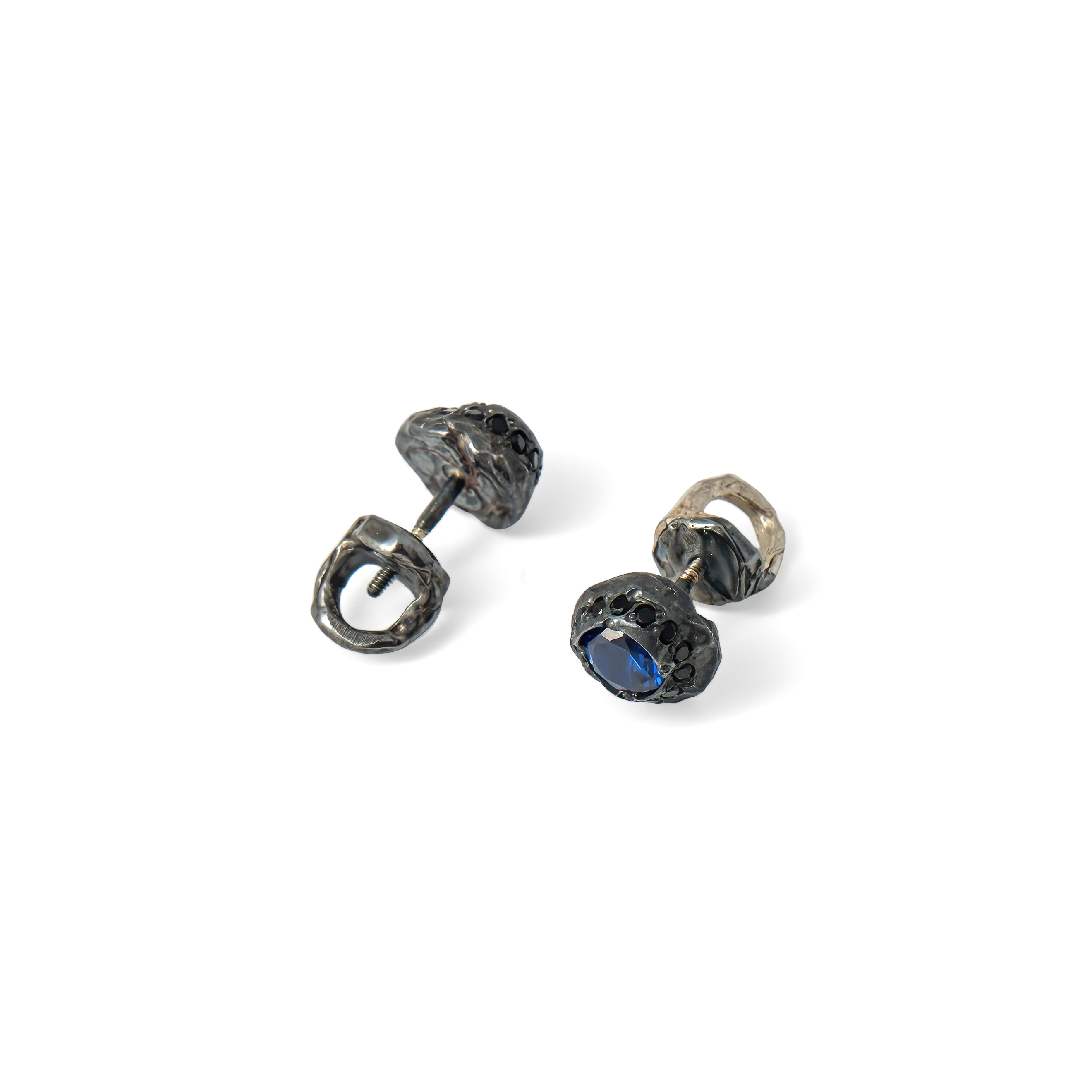 Forget-me-not Silver Earrings