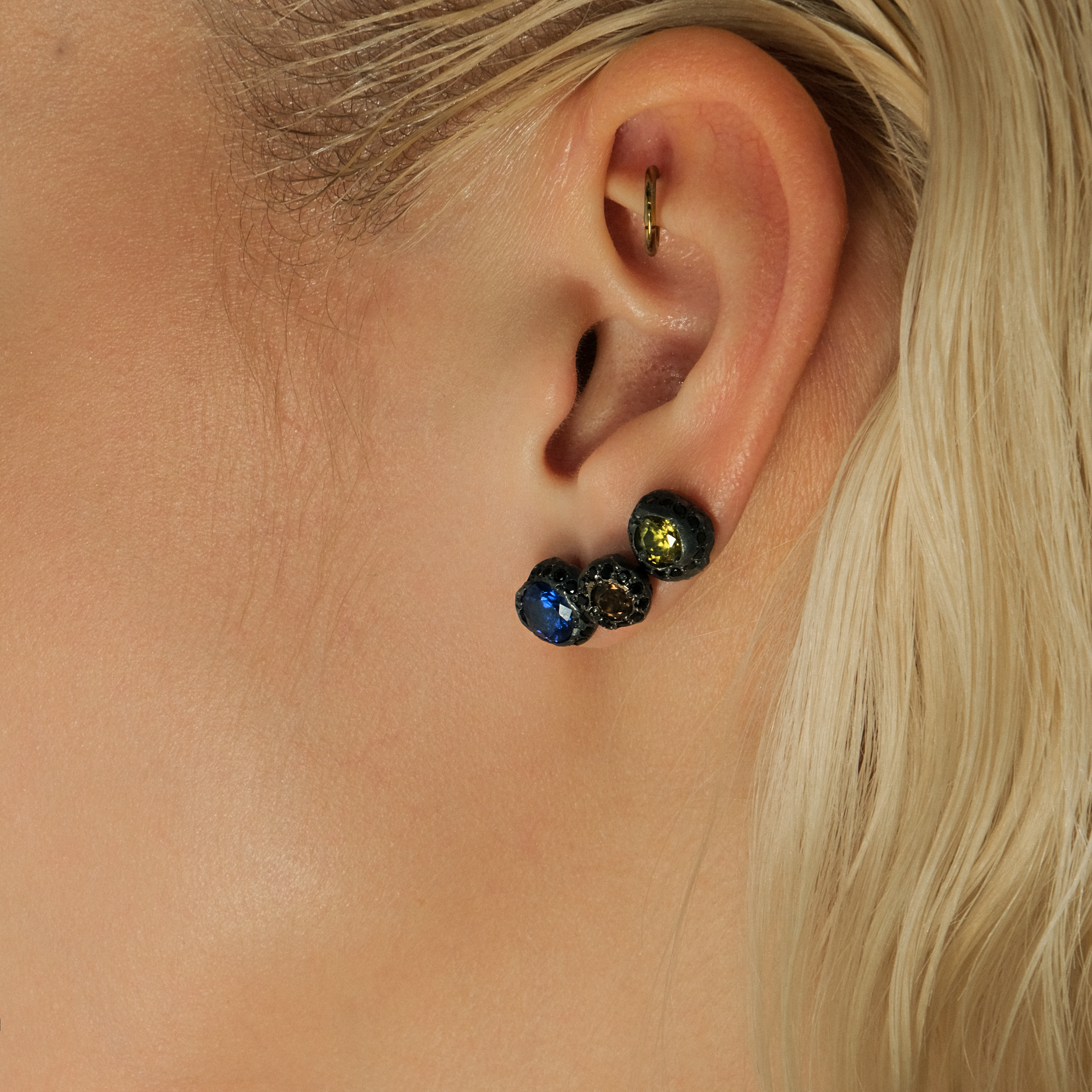 Forget-me-not Silver Earrings
