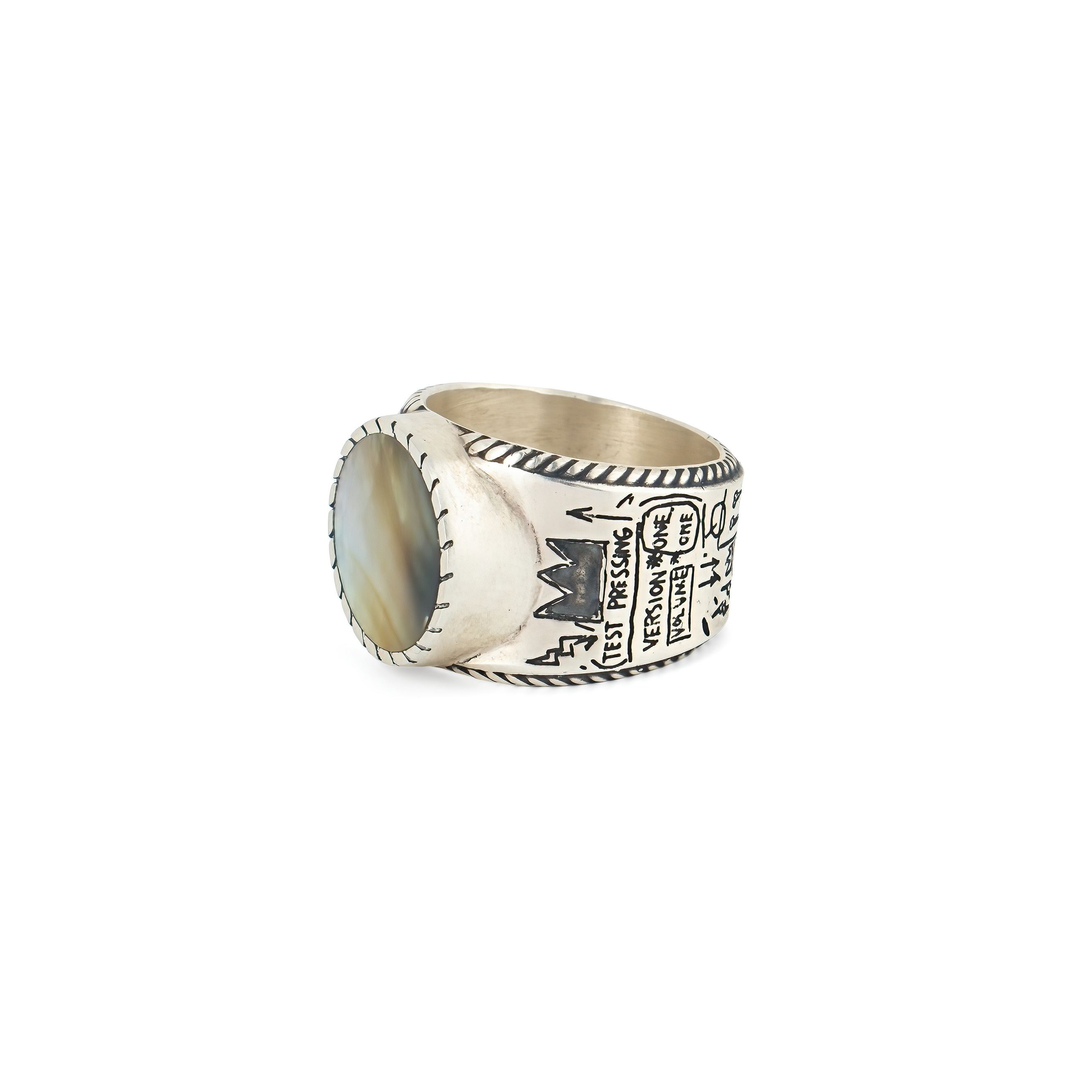 BASQUAIT NACRE RING made of silver