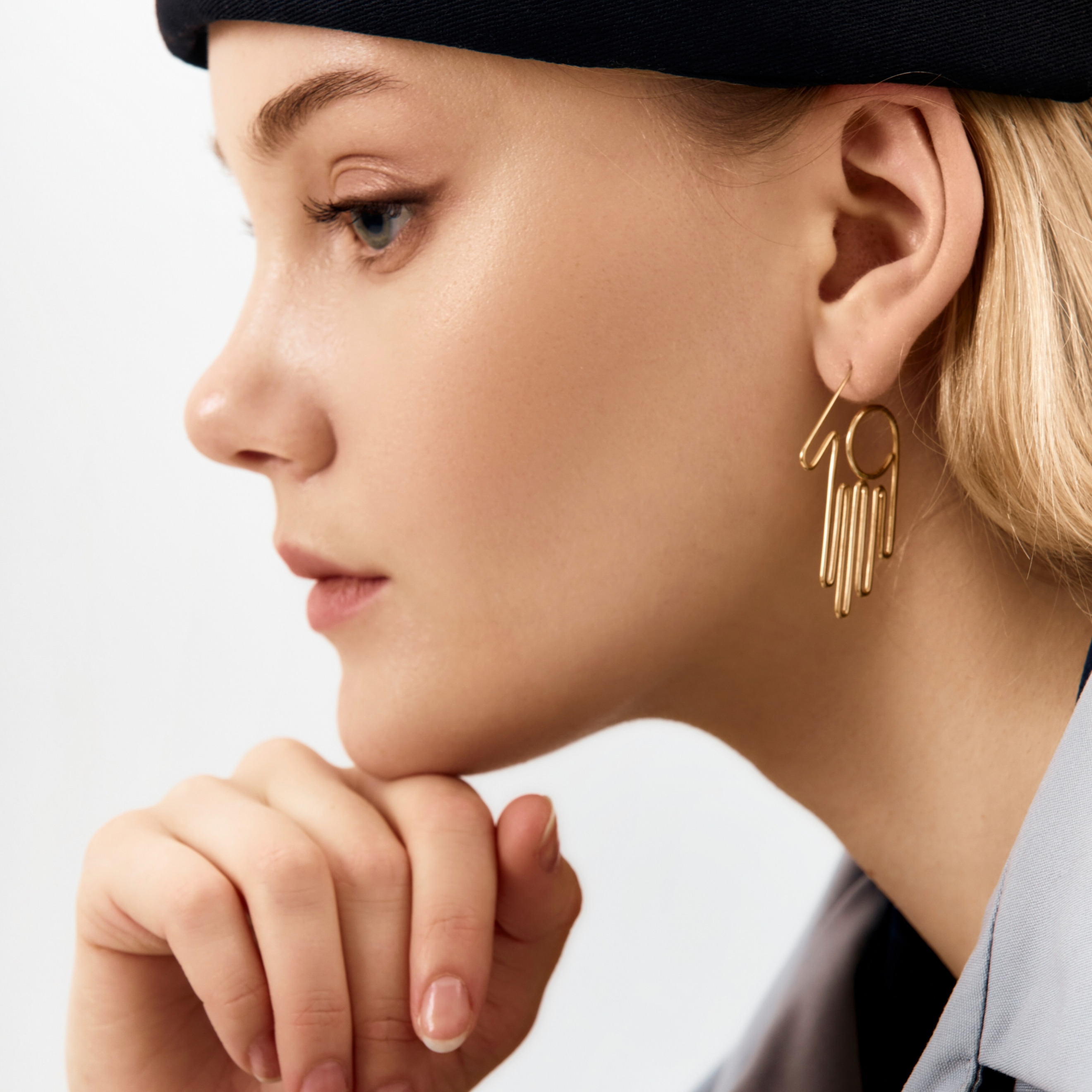 Earrings Two palms