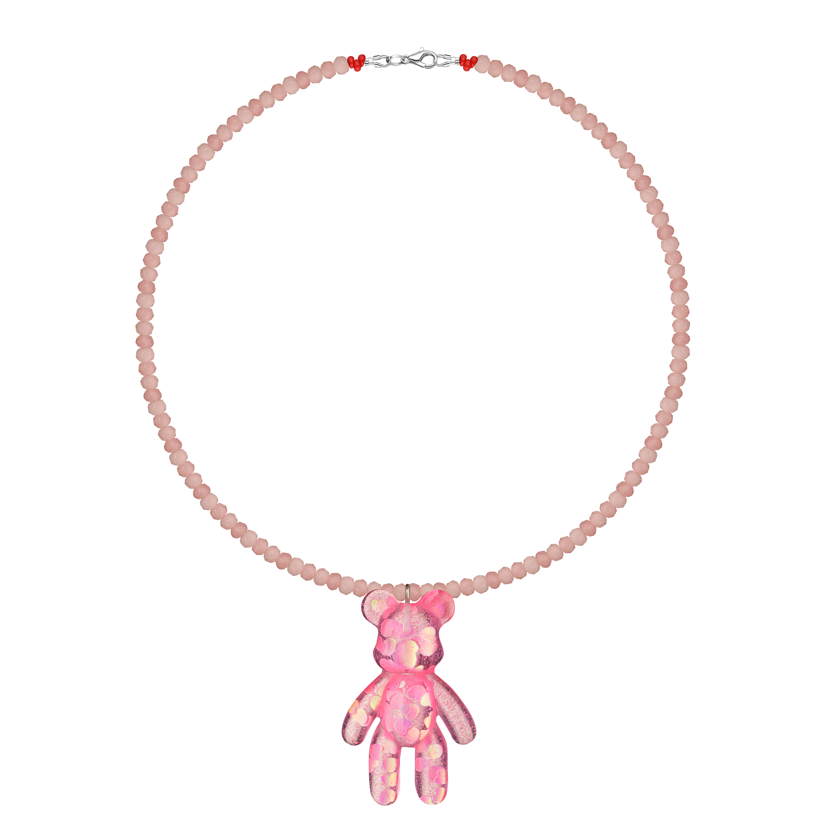 Кулоны и подвески Maniovich AM Pink Confetti Bear Necklace