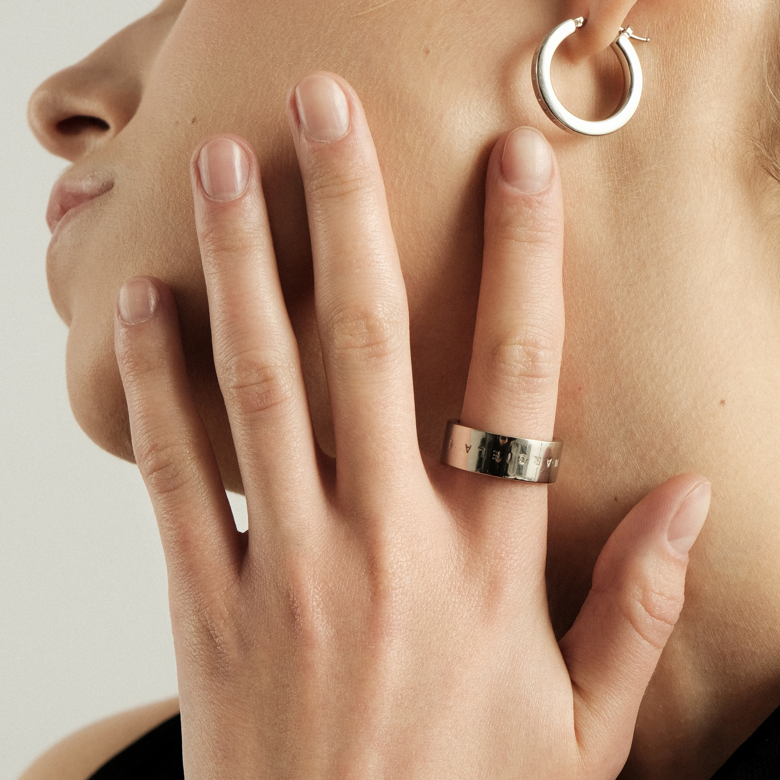 Серебристое кольцо Maison Margiela SS23