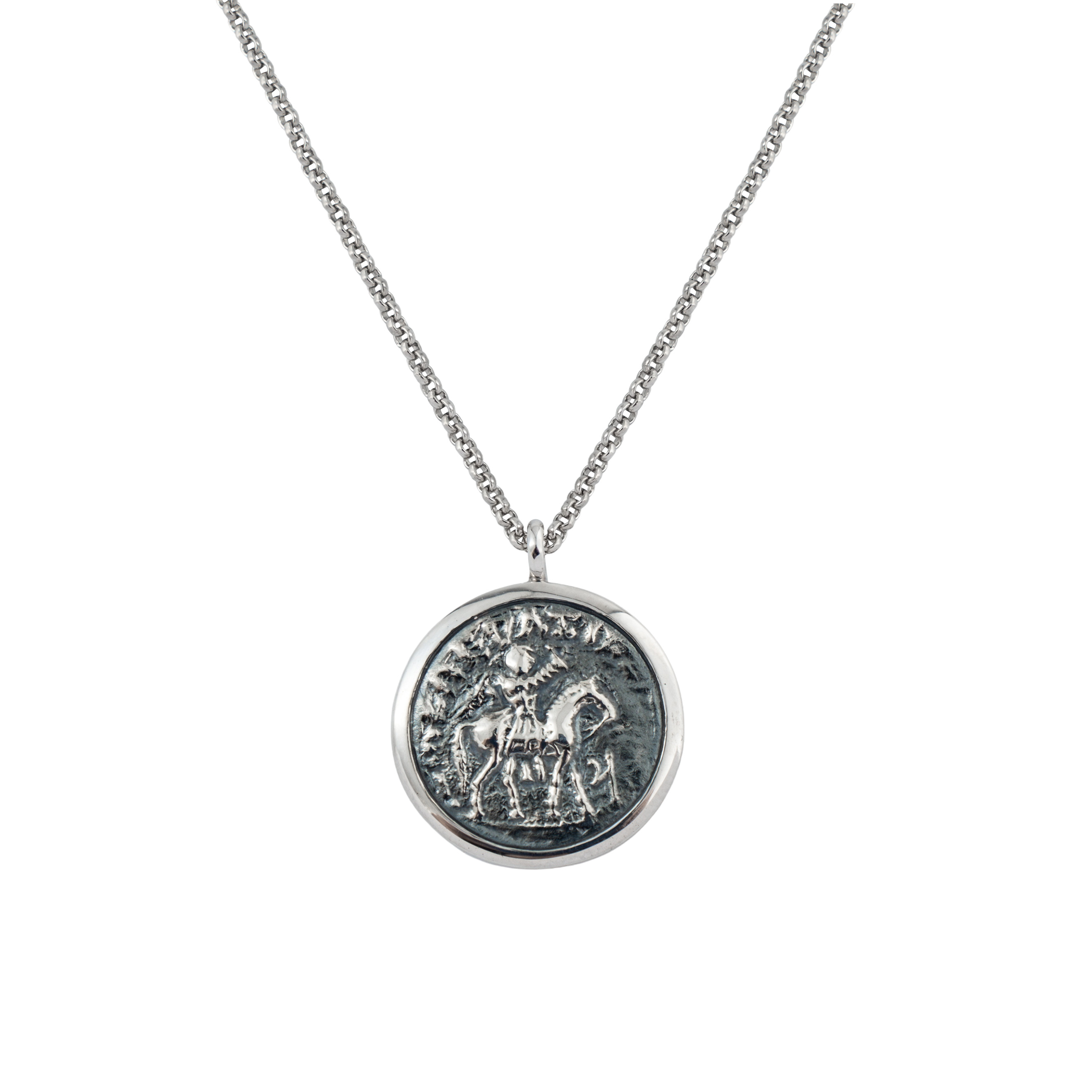 Подвеска из серебря Coin
