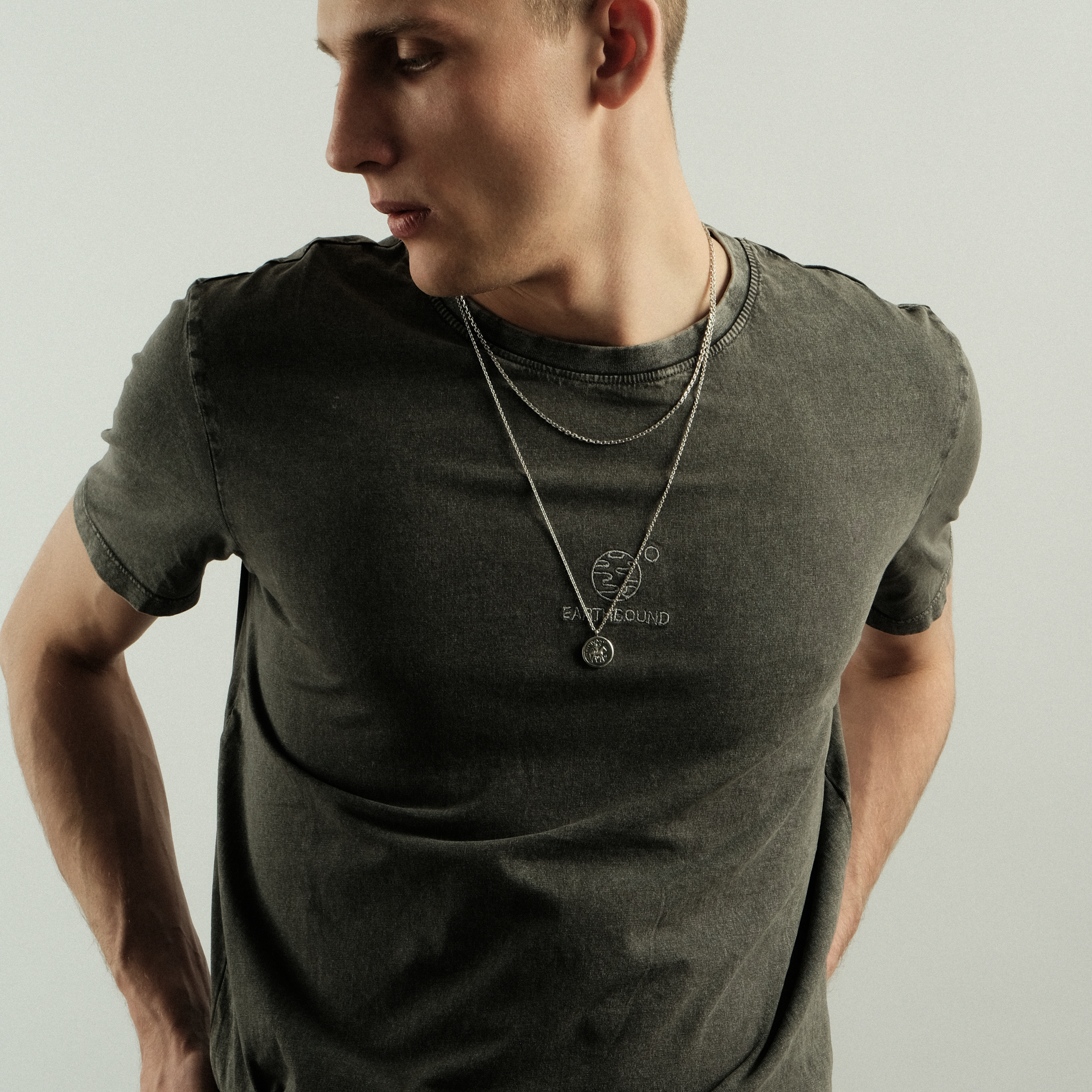 Подвеска из серебря Coin