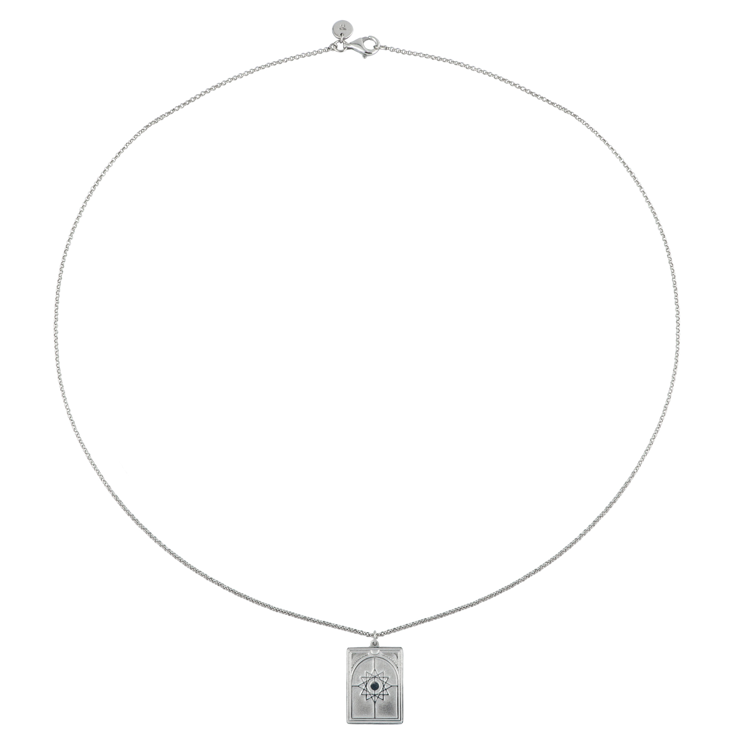 Tarot Star Silver Chain Pendant