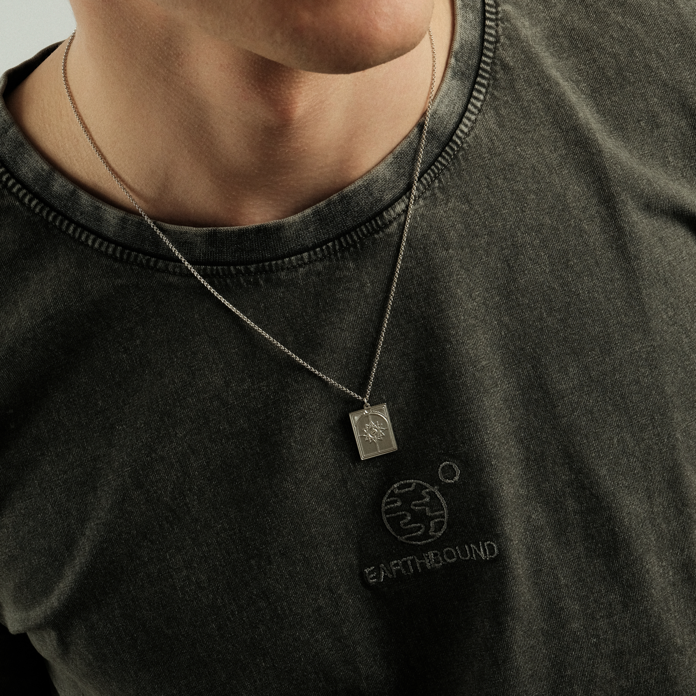 Tarot Star Silver Chain Pendant