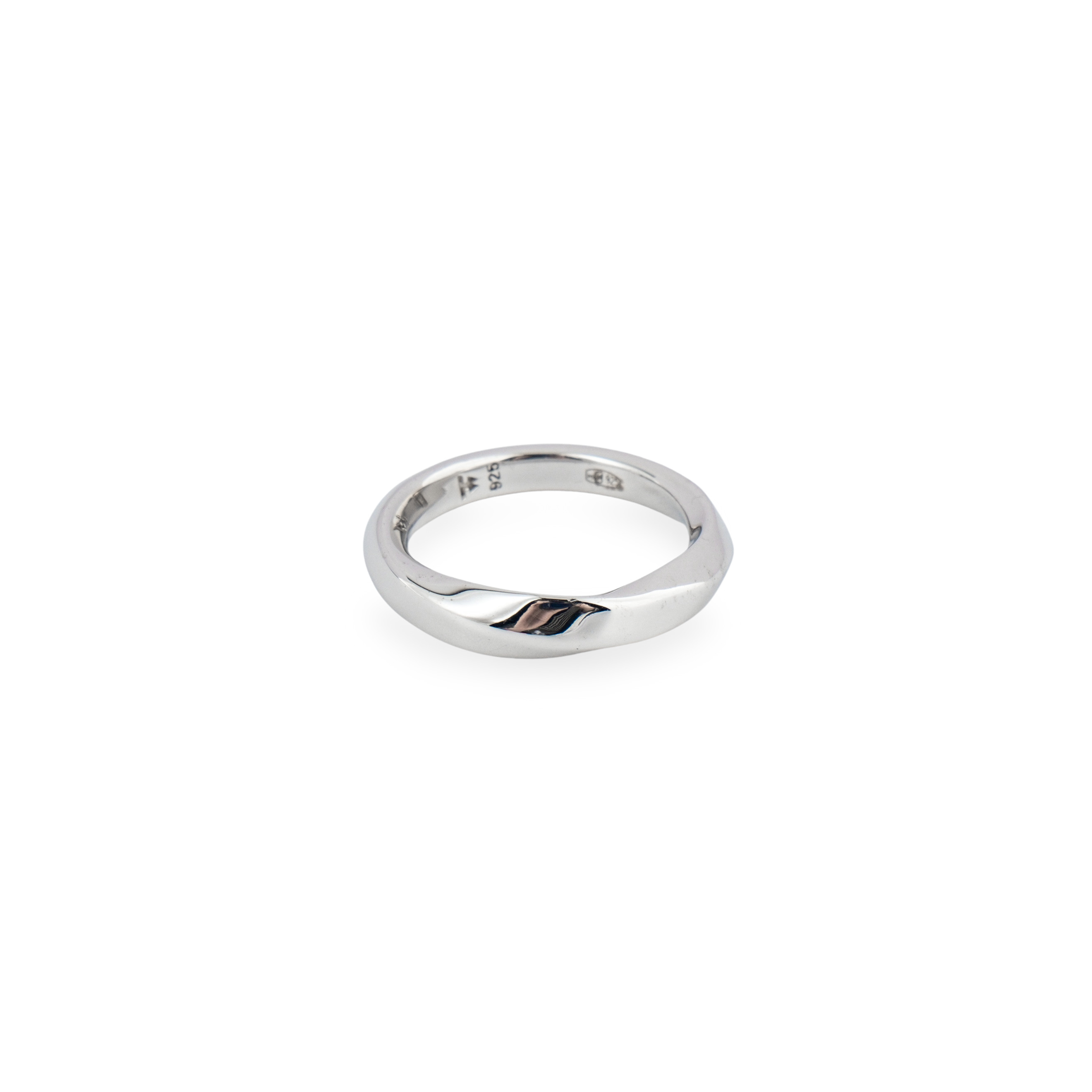 Серебряное кольцо Infinity Band Slim
