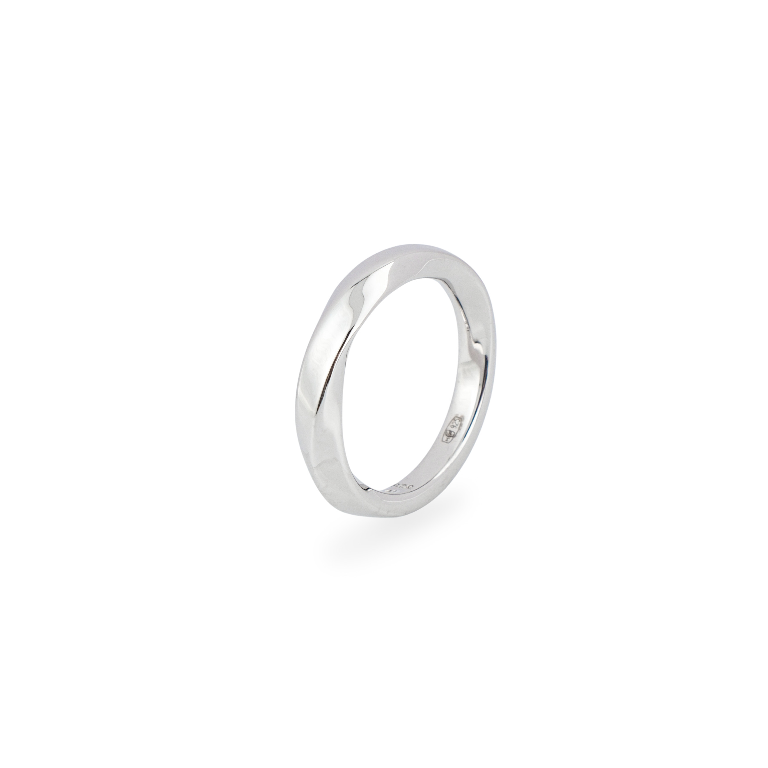 Серебряное кольцо Infinity Band Slim