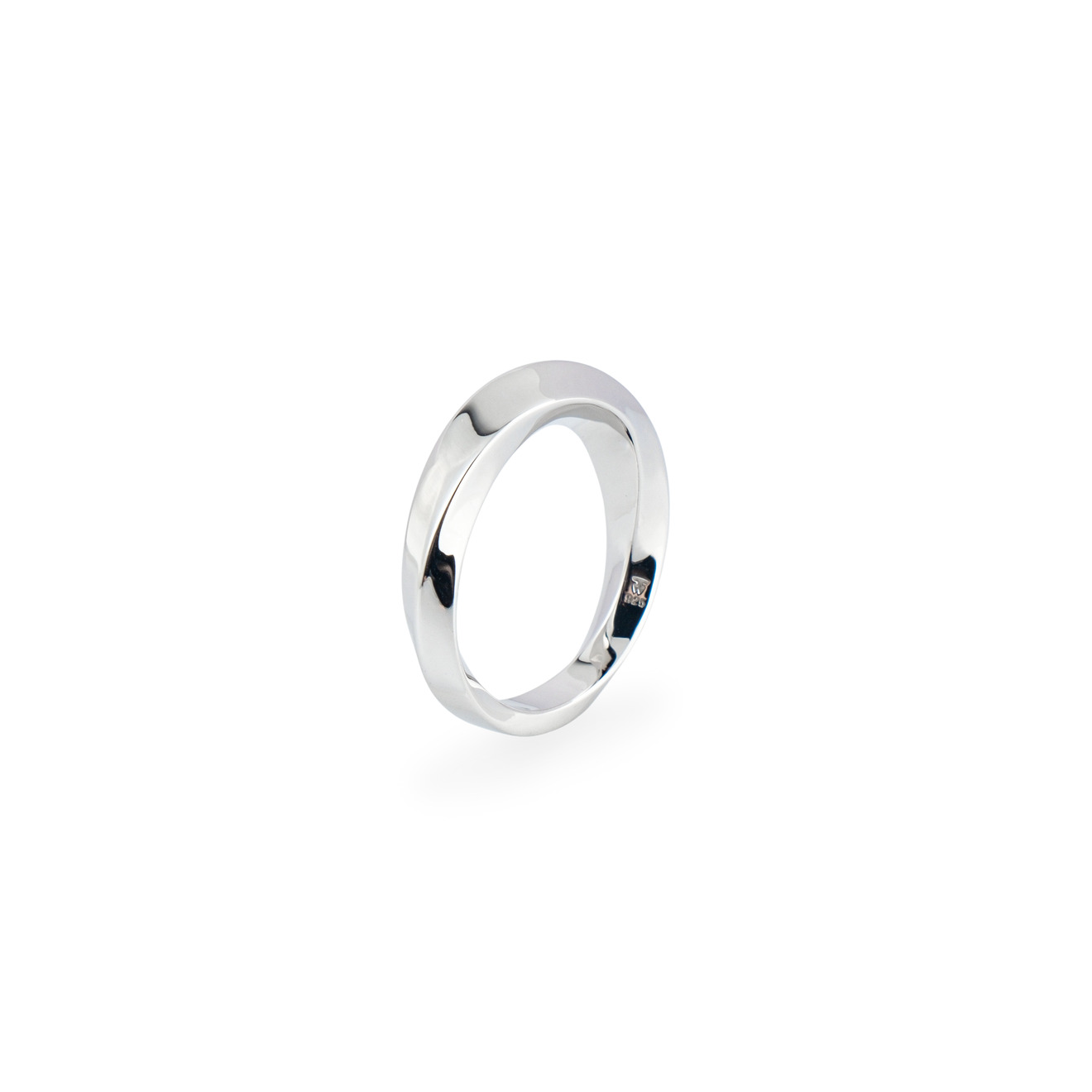 Tom Wood Серебряное кольцо Infinity Band Medium цена и фото