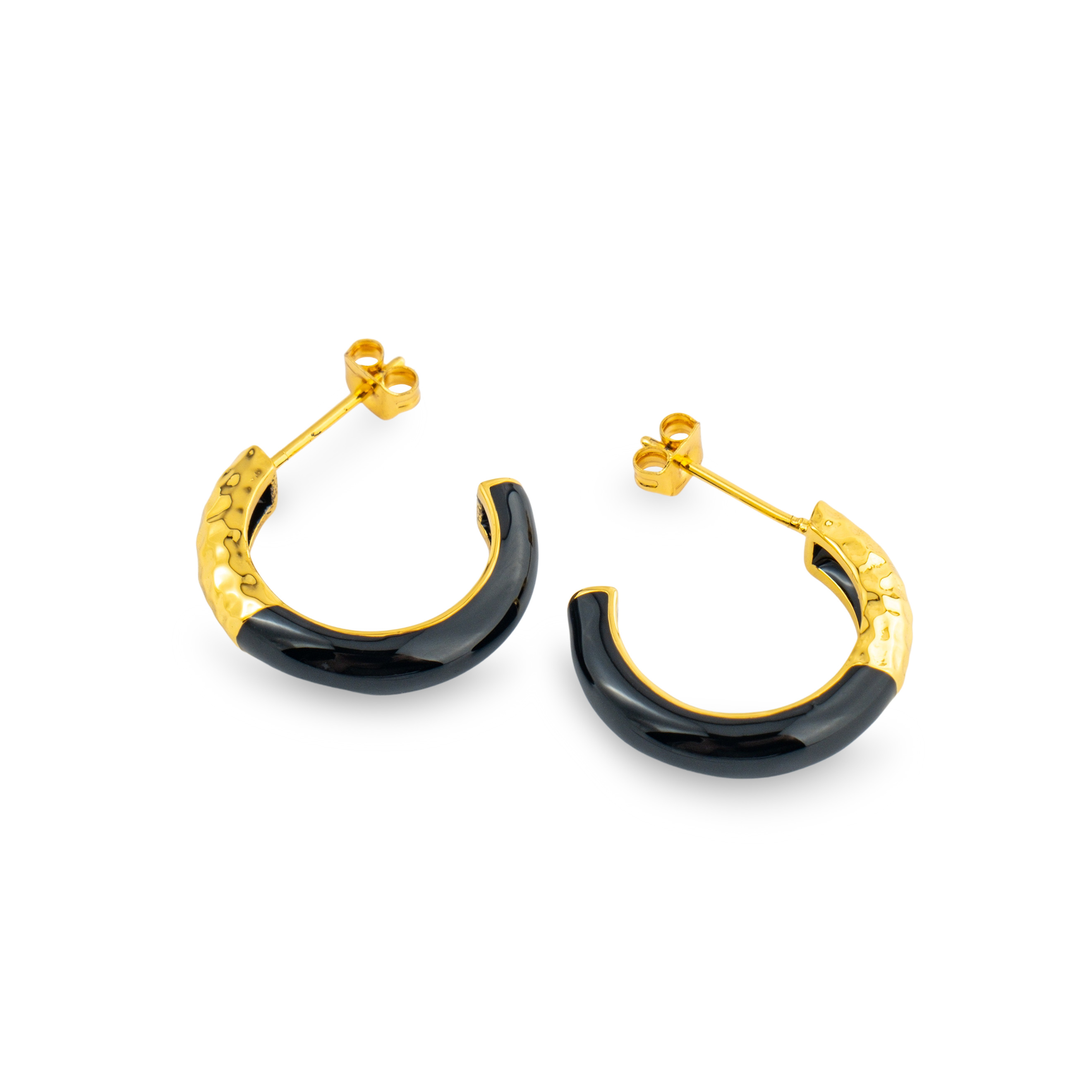 Позолоченные серьги BLACK CANDY