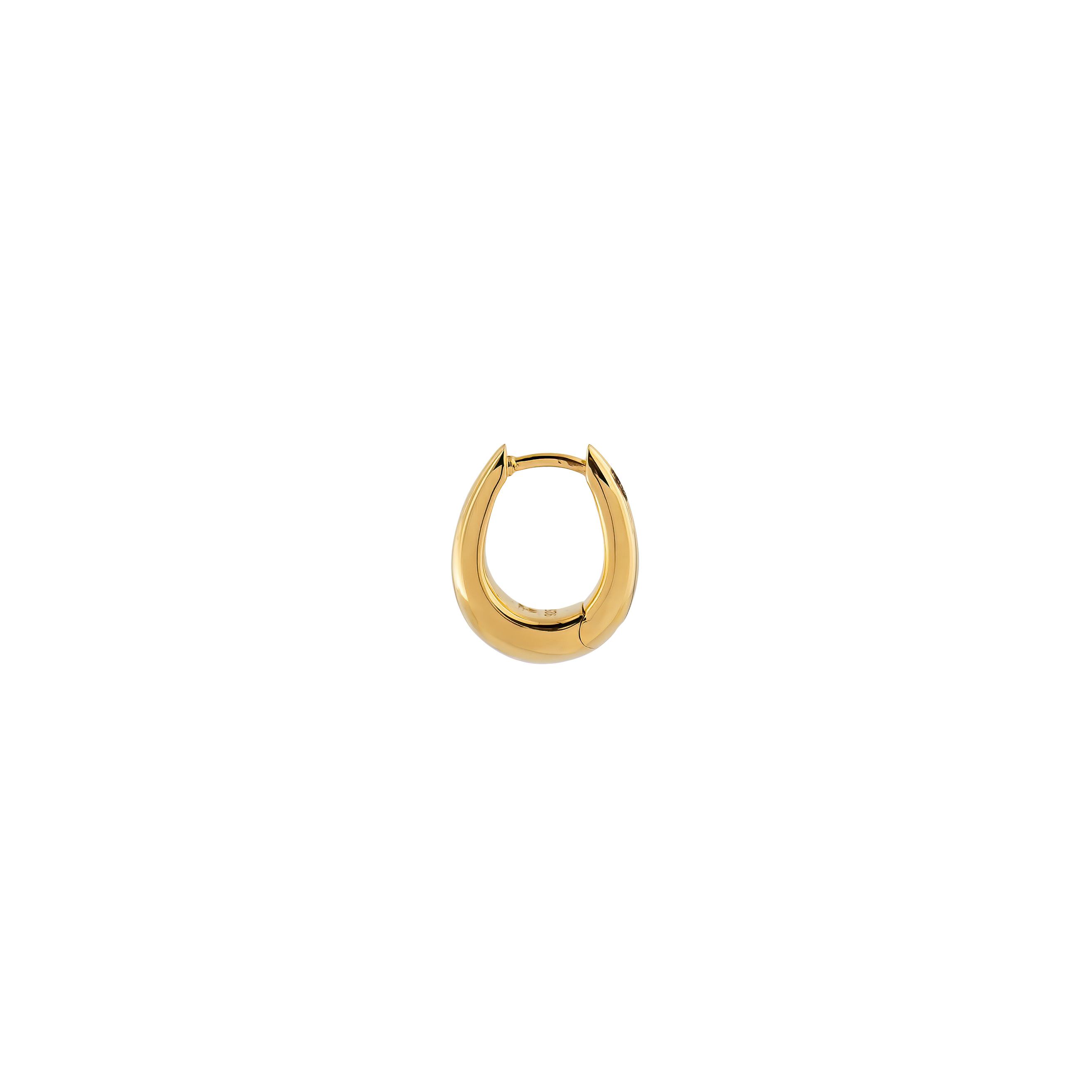 Позолоченные серебряные серьги Liz Hoops