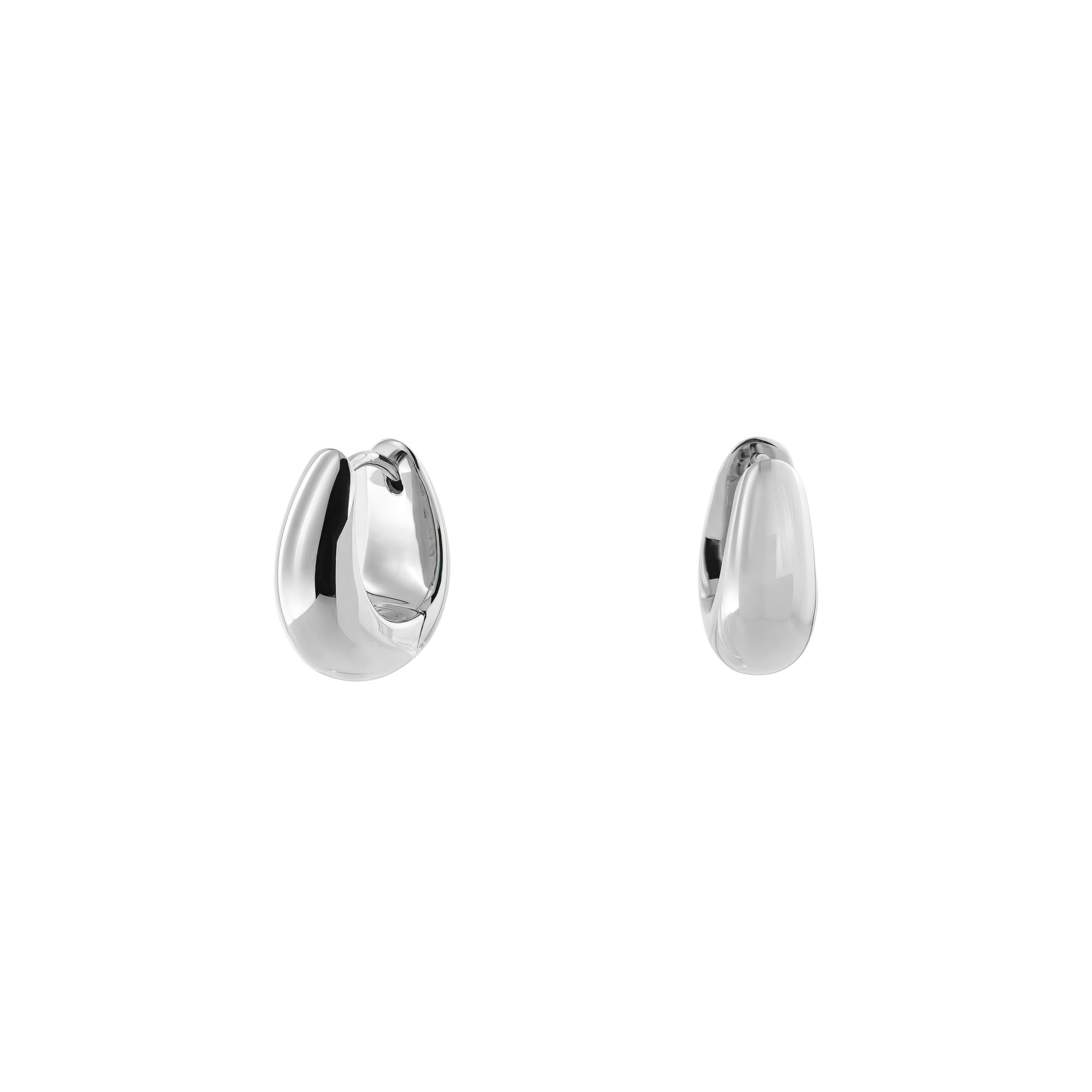 Серебряные серьги Ice Hoop Small