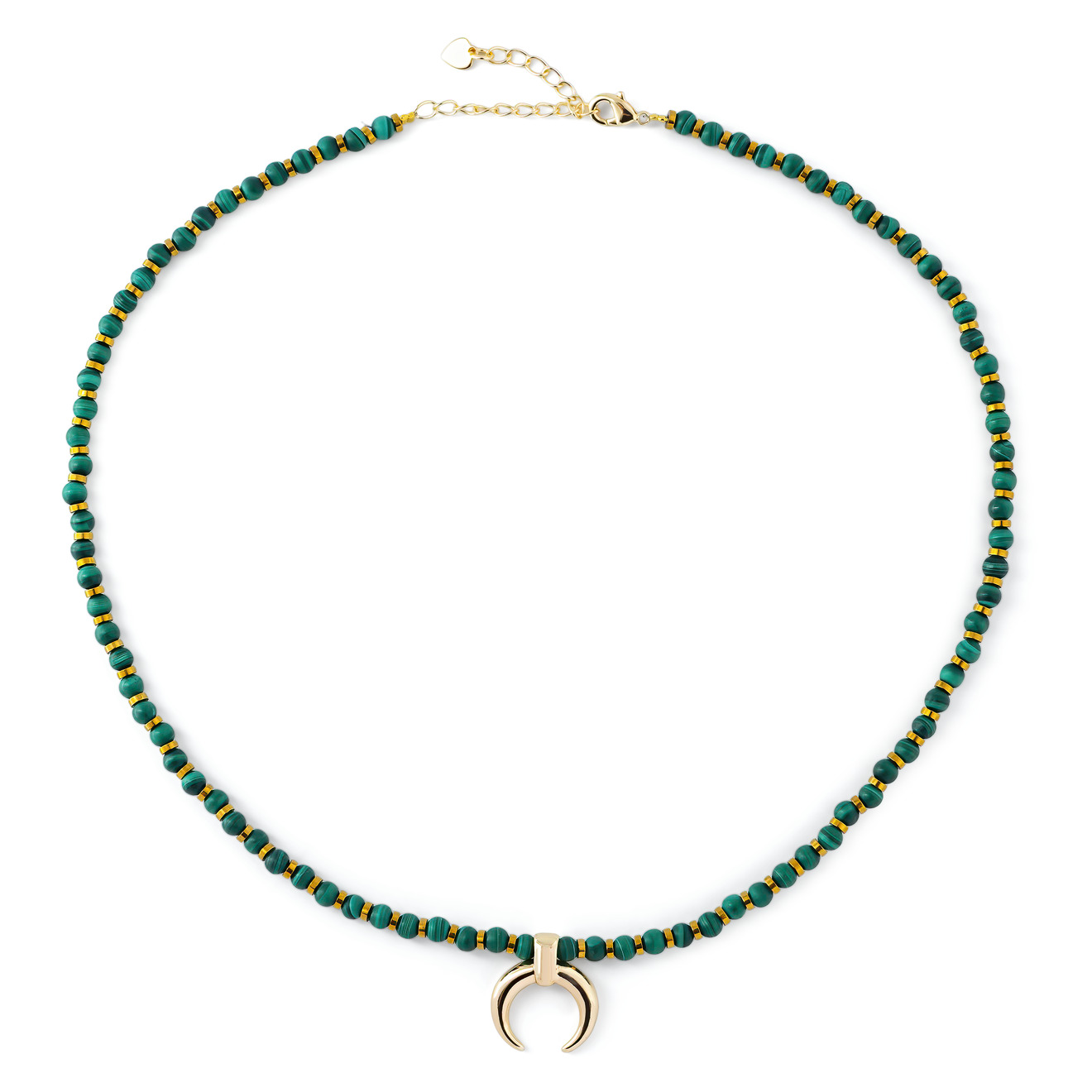Wisteria Gems Колье из малахита с подвеской колье wisteria gems necklace of gems