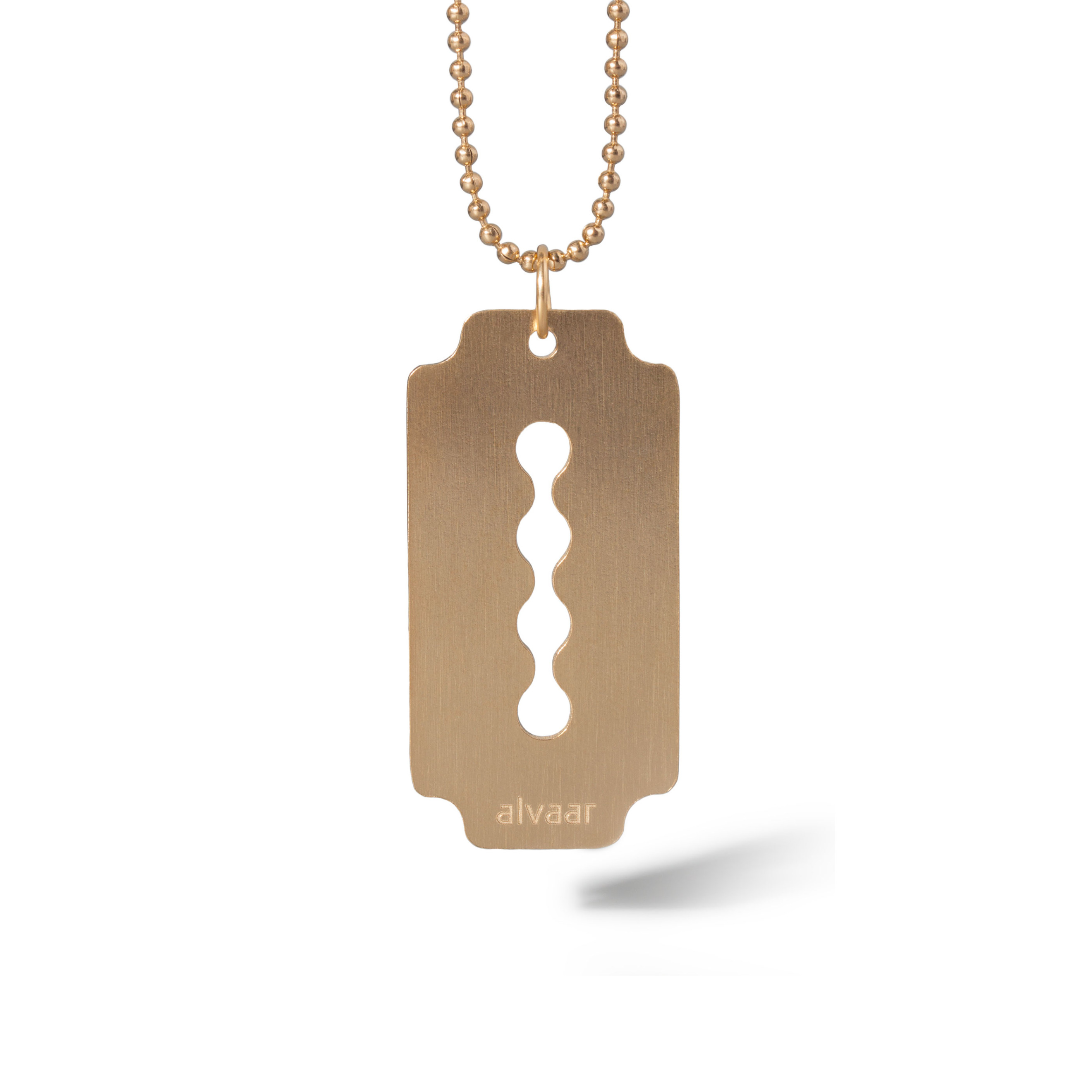 Gold-plated Blade Pendant