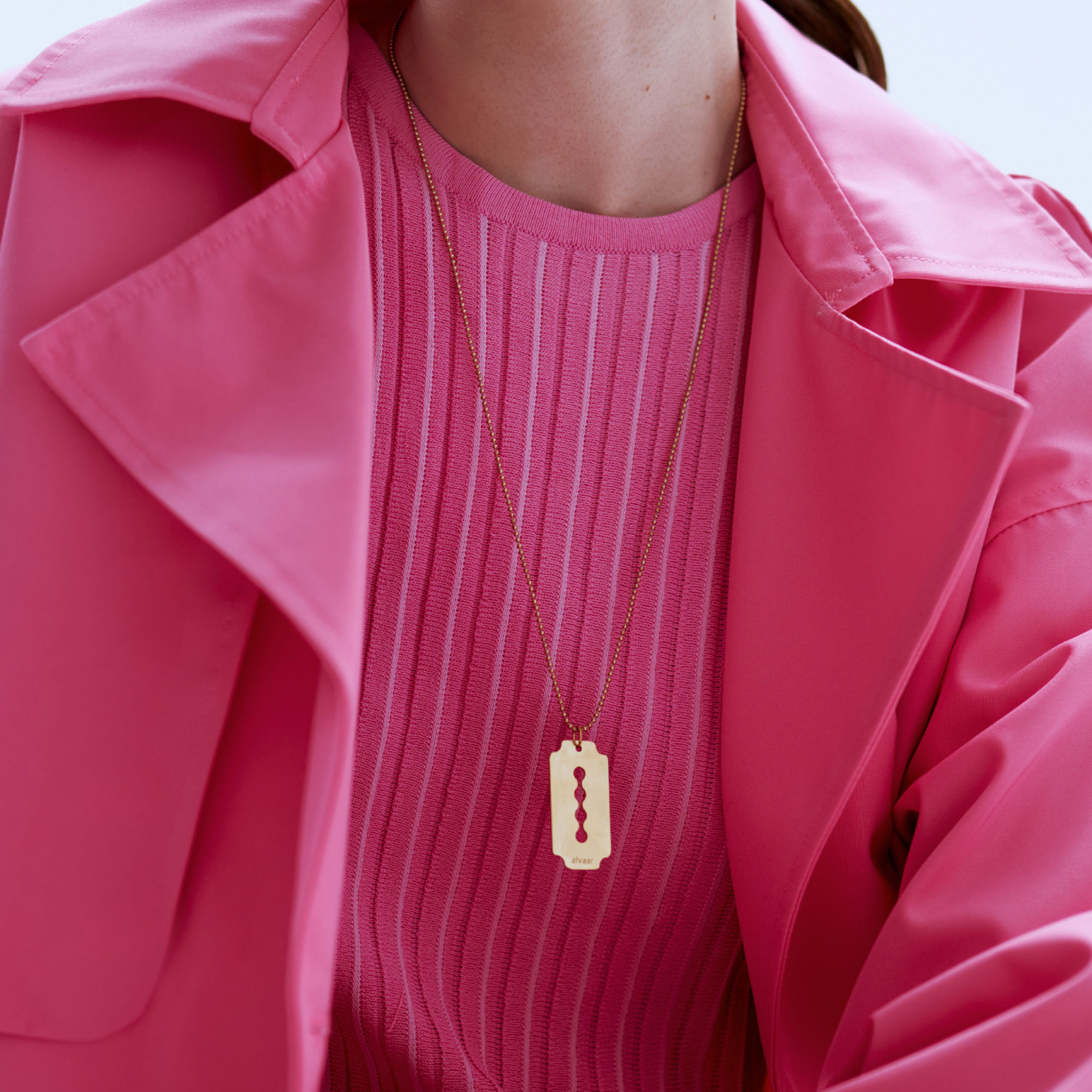 Gold-plated Blade Pendant