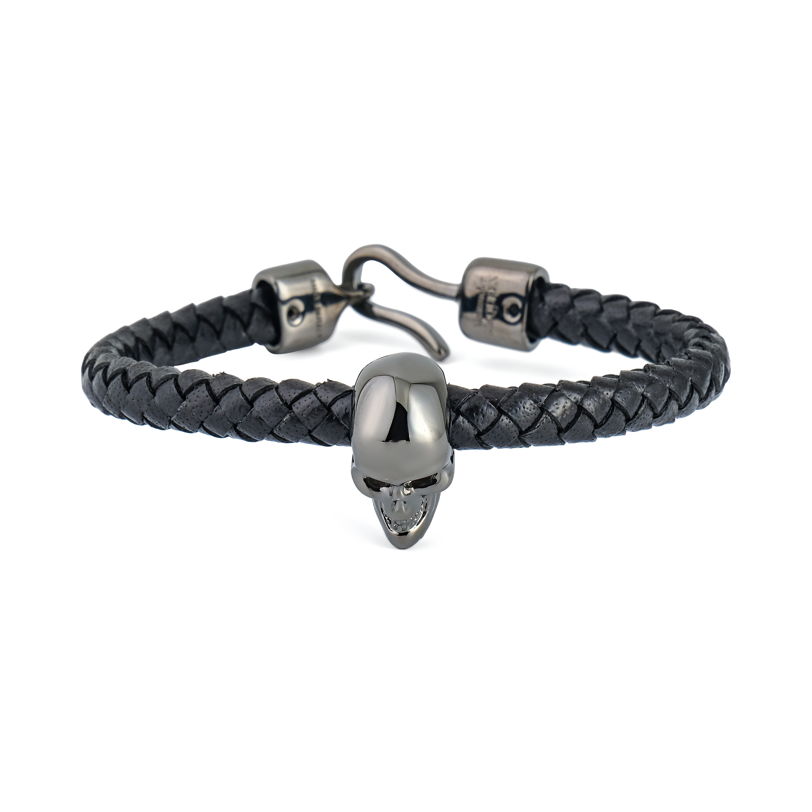 Leather Skull Bracelet