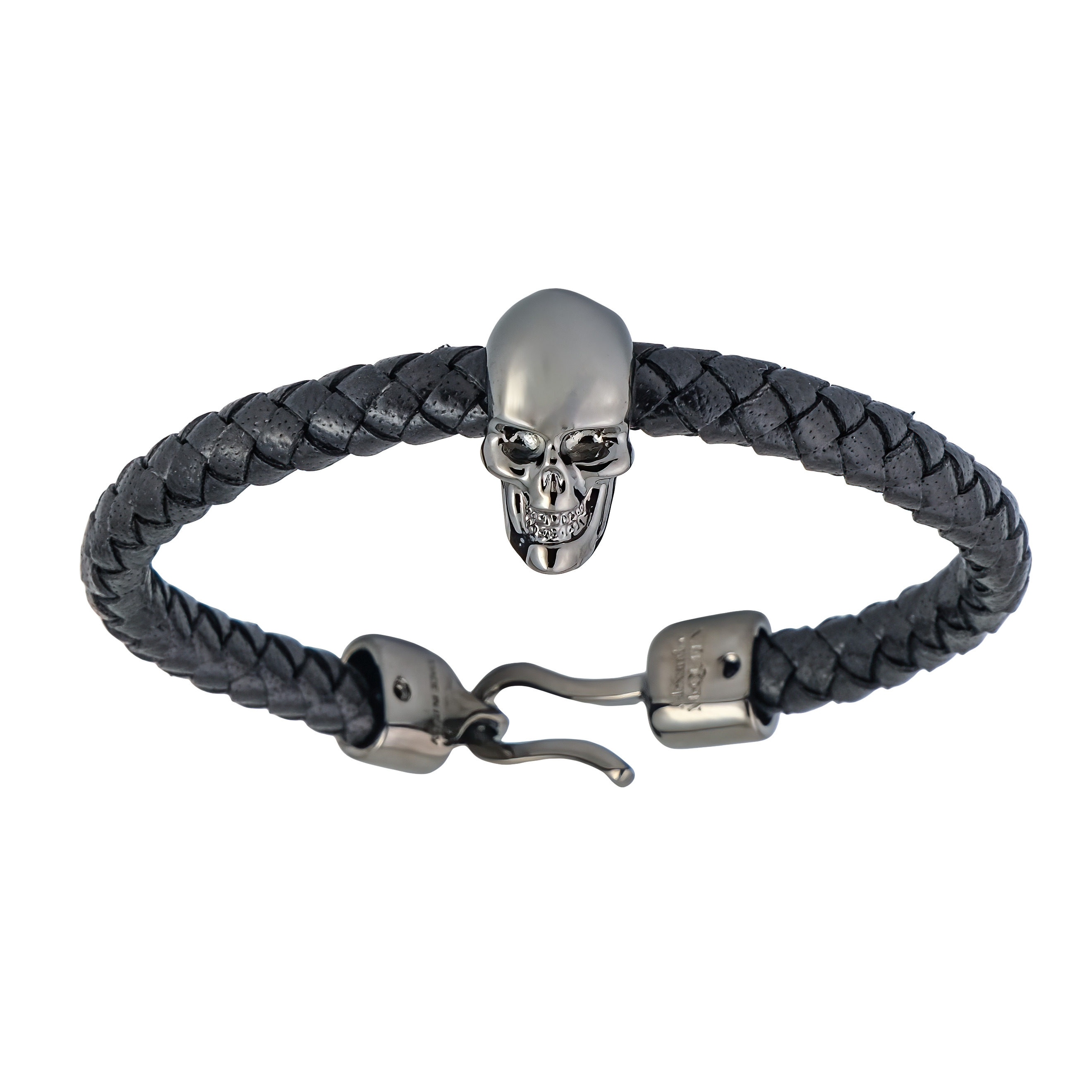 Leather Skull Bracelet