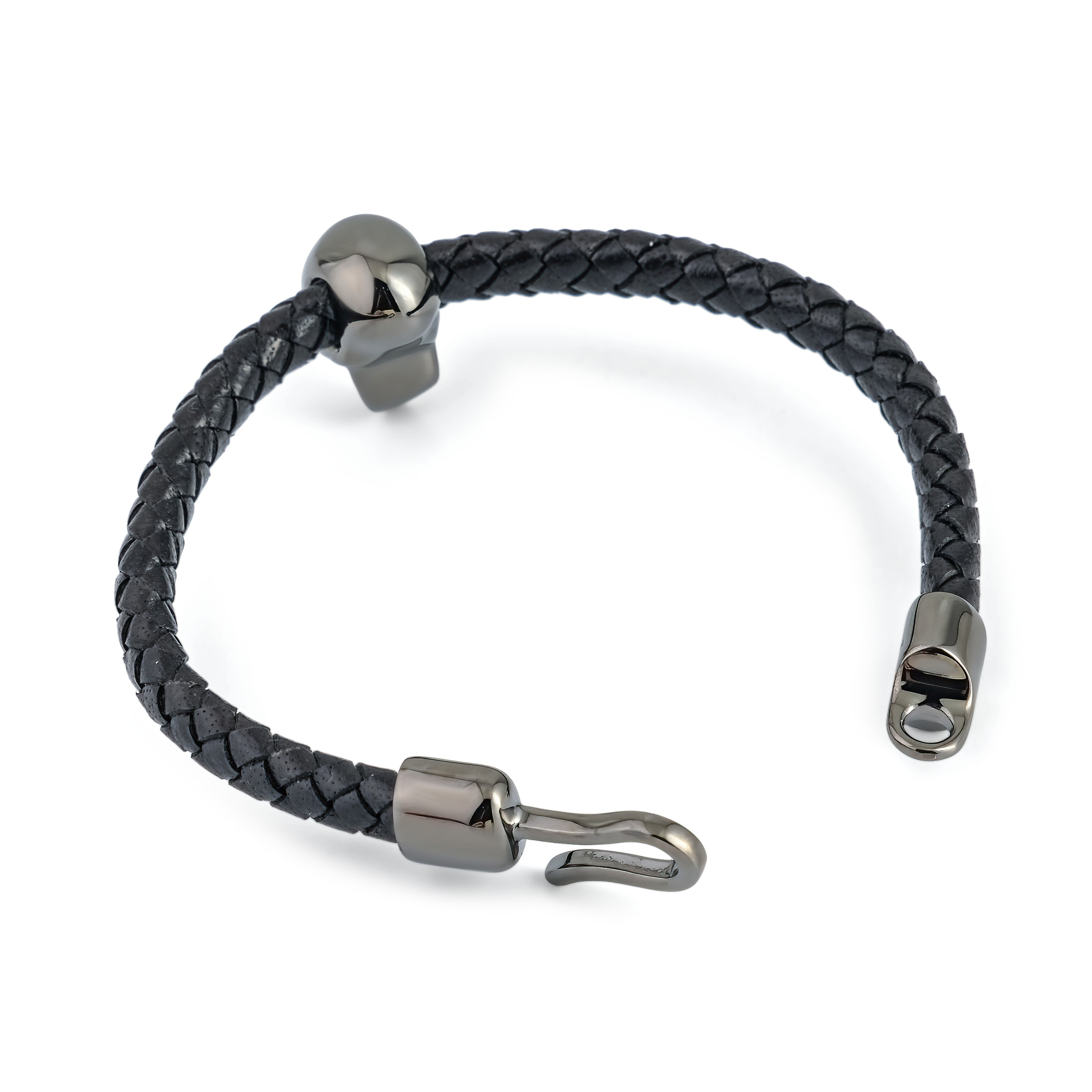 Leather Skull Bracelet