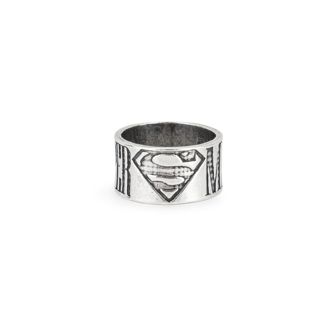 Gem Kingdom Мужское серебряное кольцо Superman