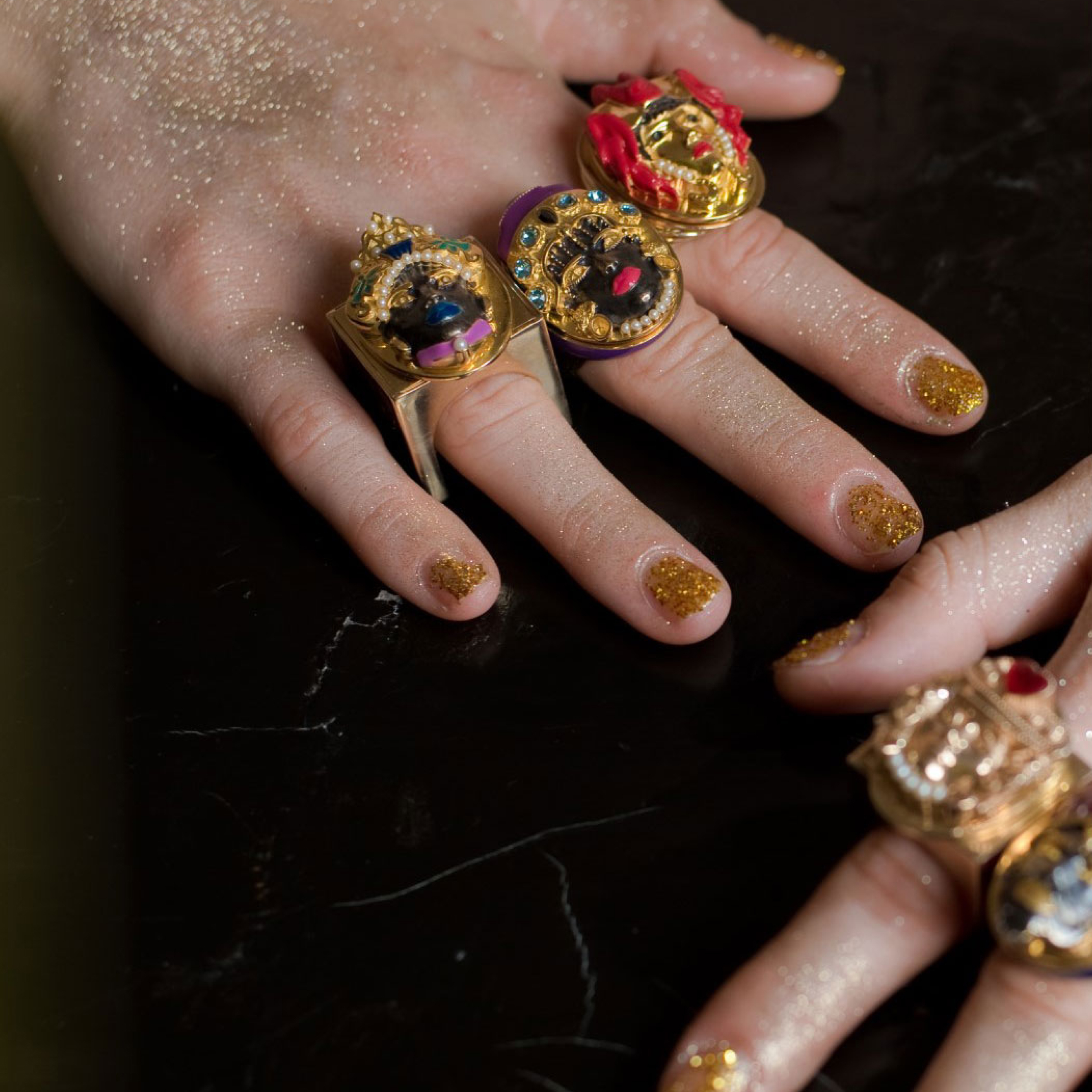 Obiter mechanism ring + brave moor polished