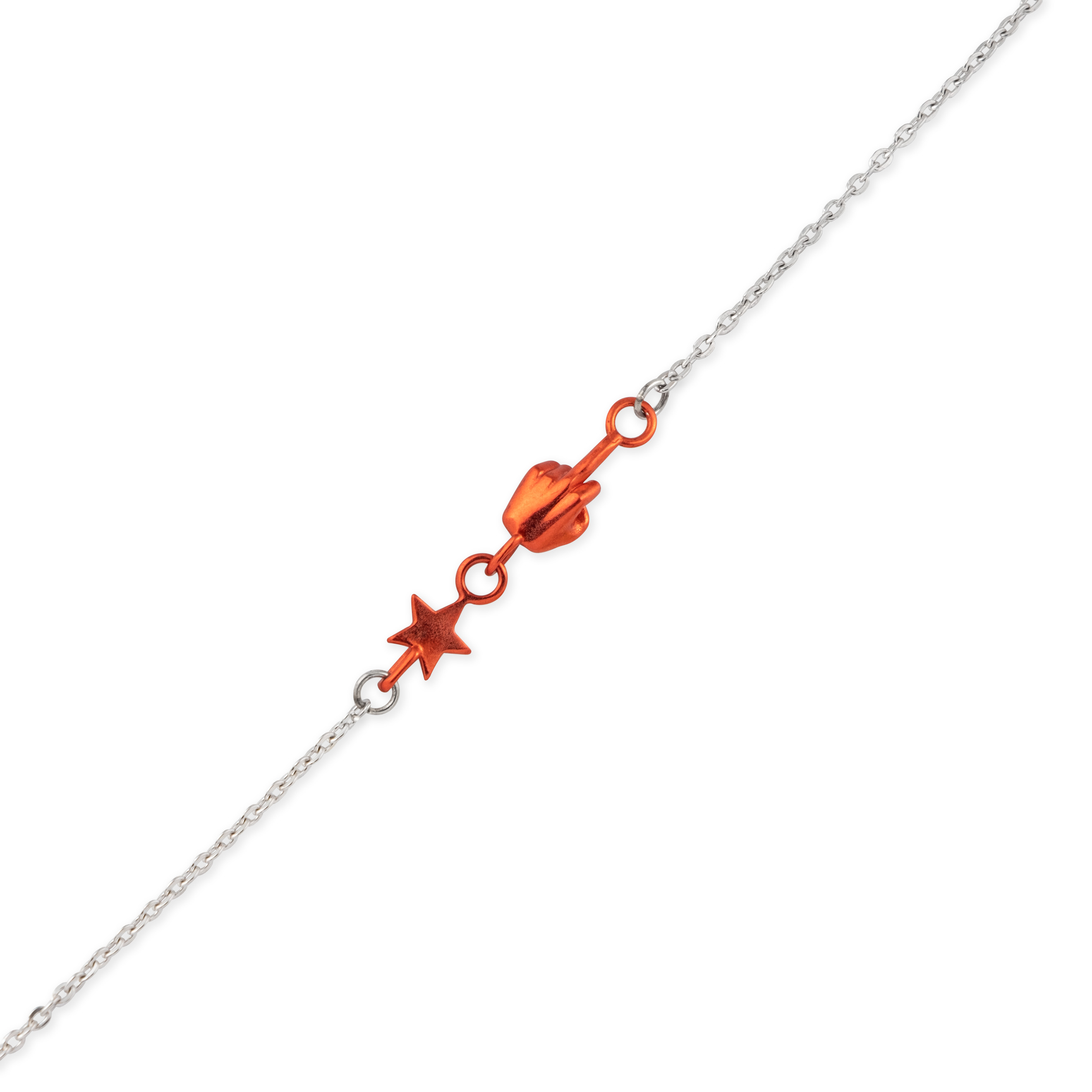 MASCOT chain bracelet made of silver