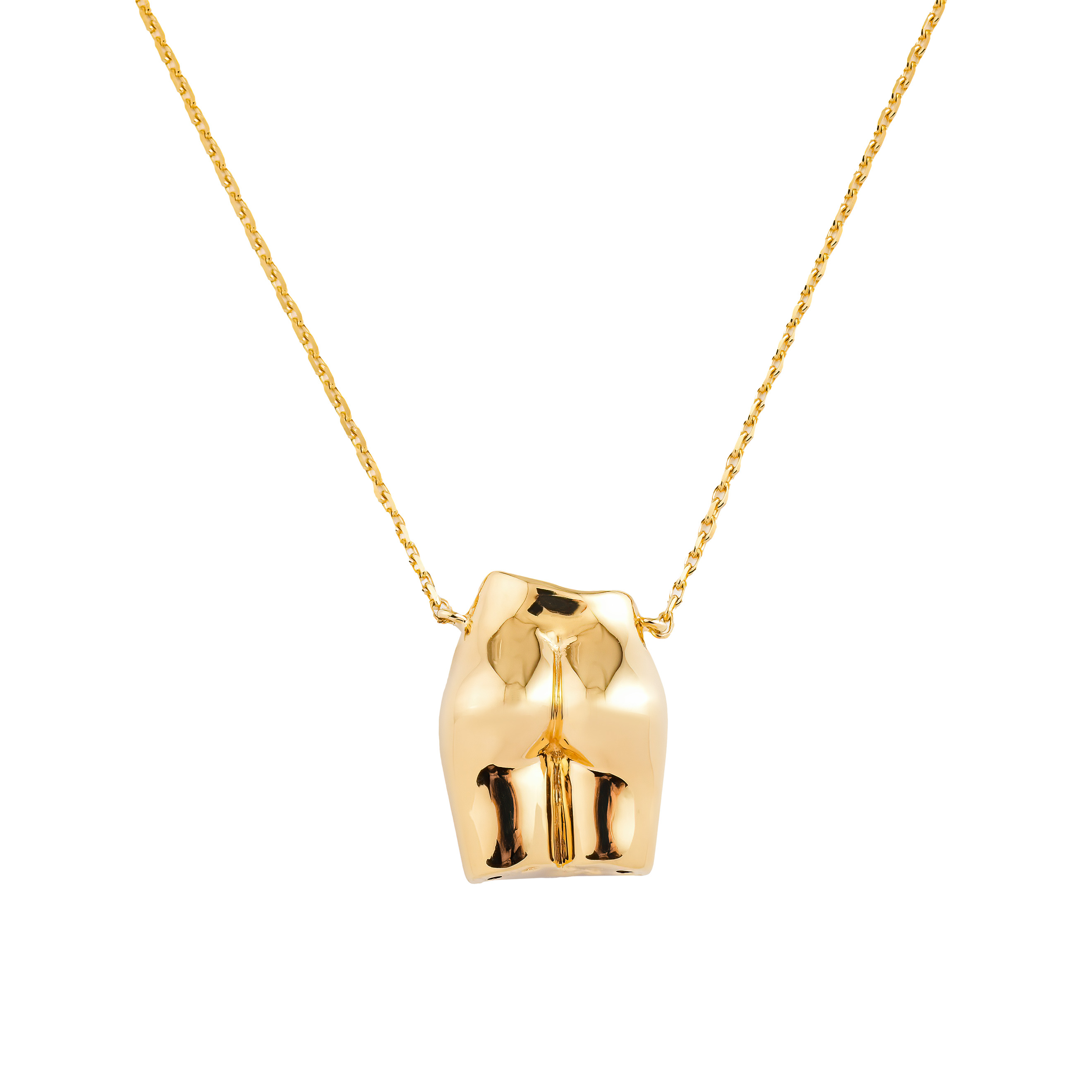 Gold-plated silver necklace LE DERRIERE