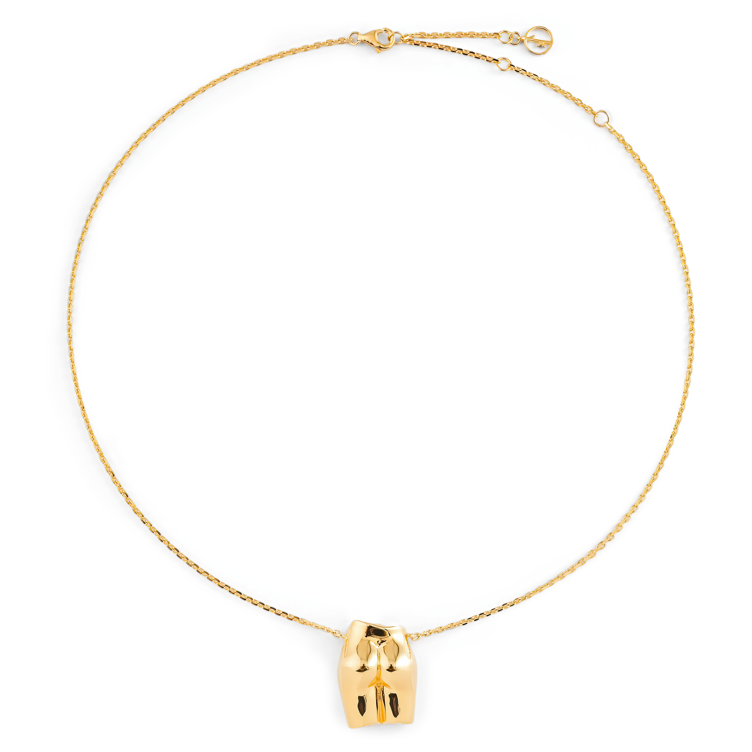 Gold-plated silver necklace LE DERRIERE