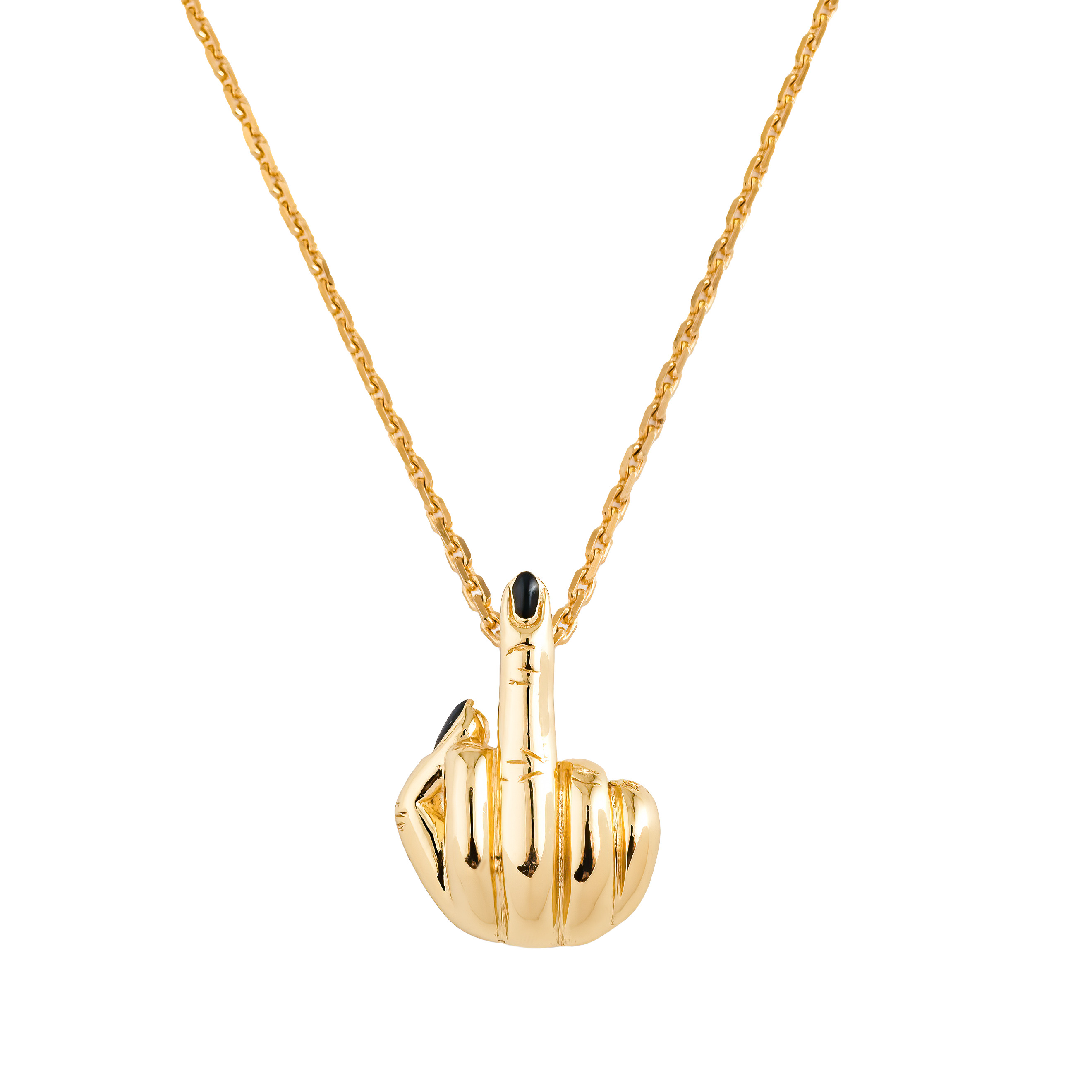 Позолоченное серебряное колье FRENCH FOR GOODNIGH