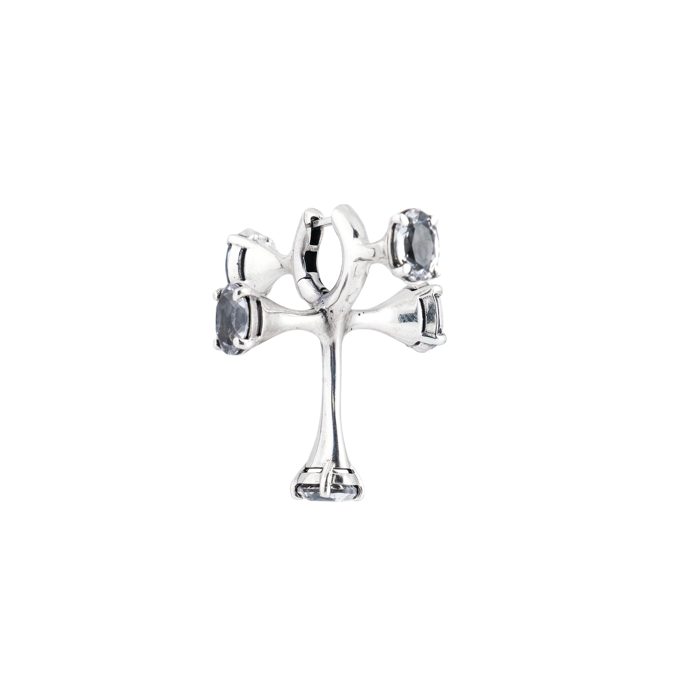 single earring Echo Frax Rock Crystal