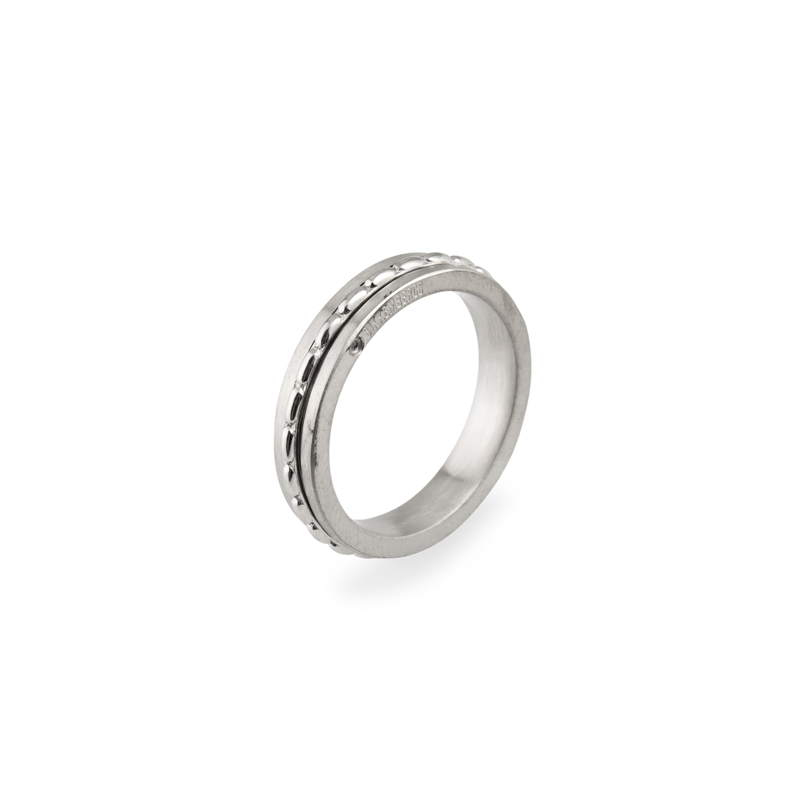 Серебристое кольцо Bikkembergs
