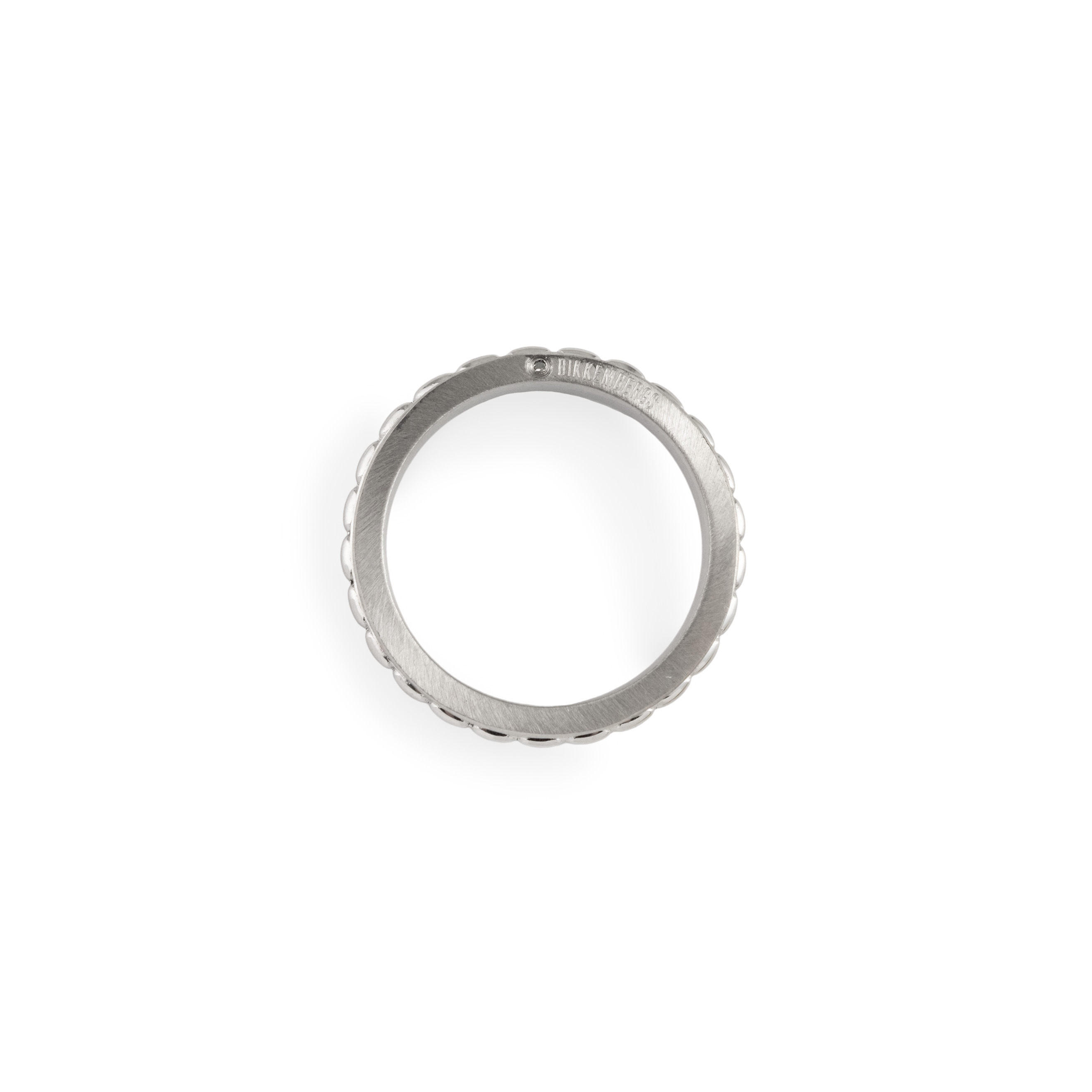 Серебристое кольцо Bikkembergs