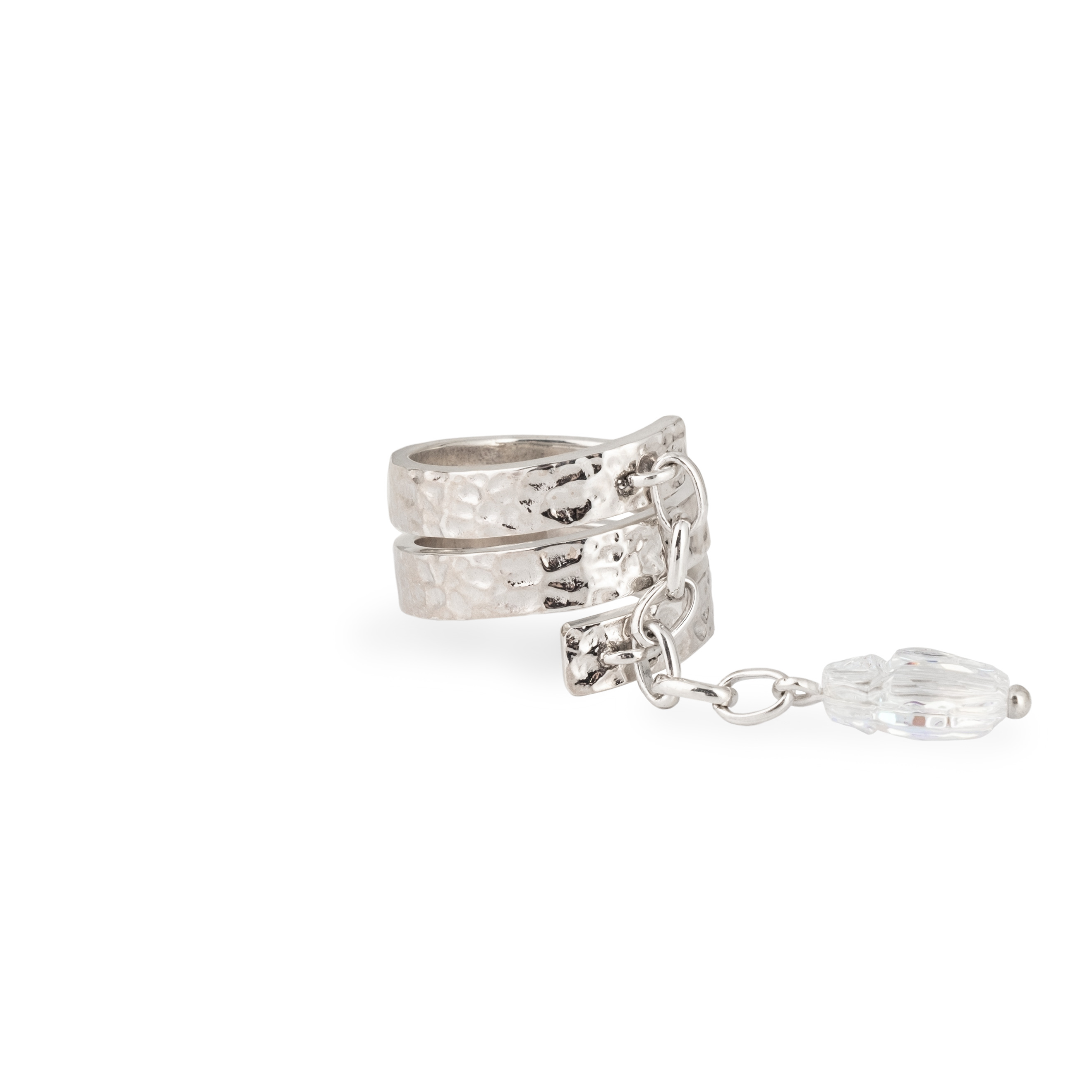 Light Bugs ring made of silver