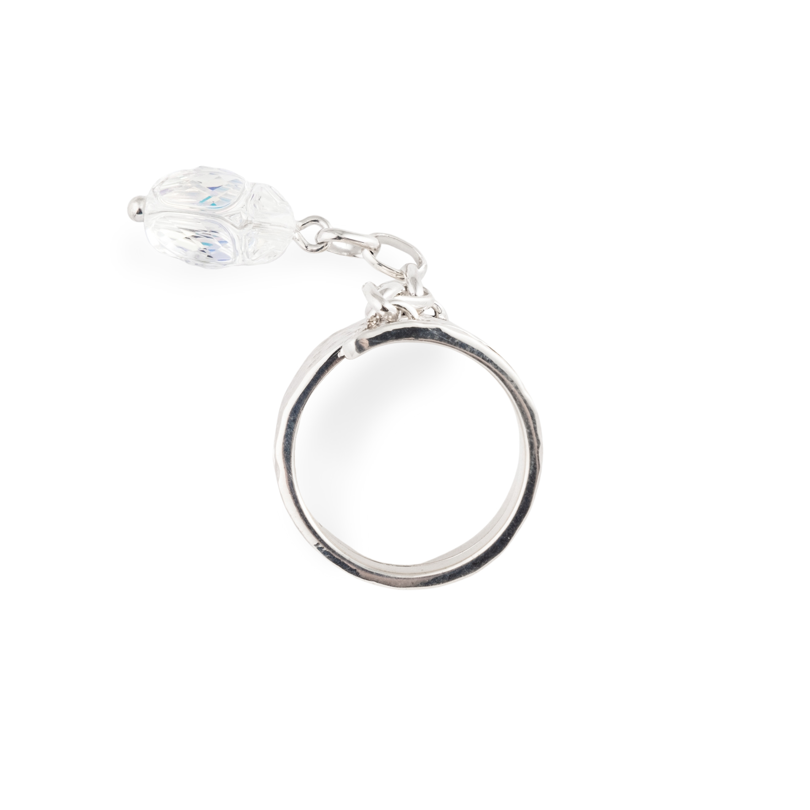 Light Bugs ring made of silver