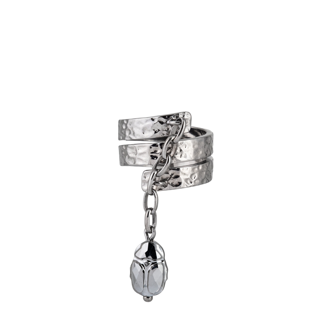 AMARIN Jewelry Кольцо Bugs black из серебра amarin jewelry светлое кольцо bugs из серебра