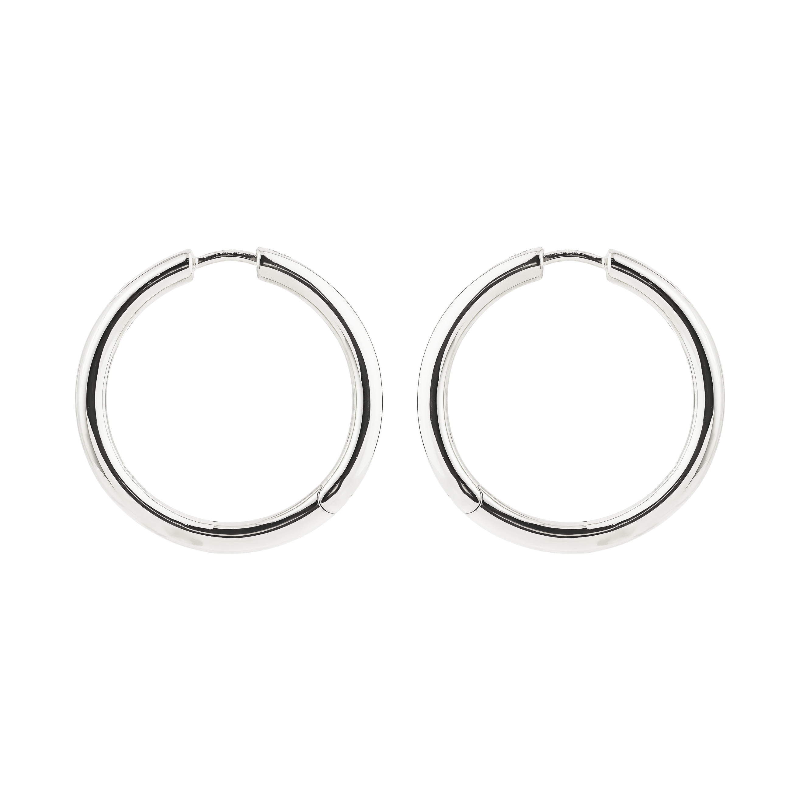 Серебряные серьги Classic Hoop Large