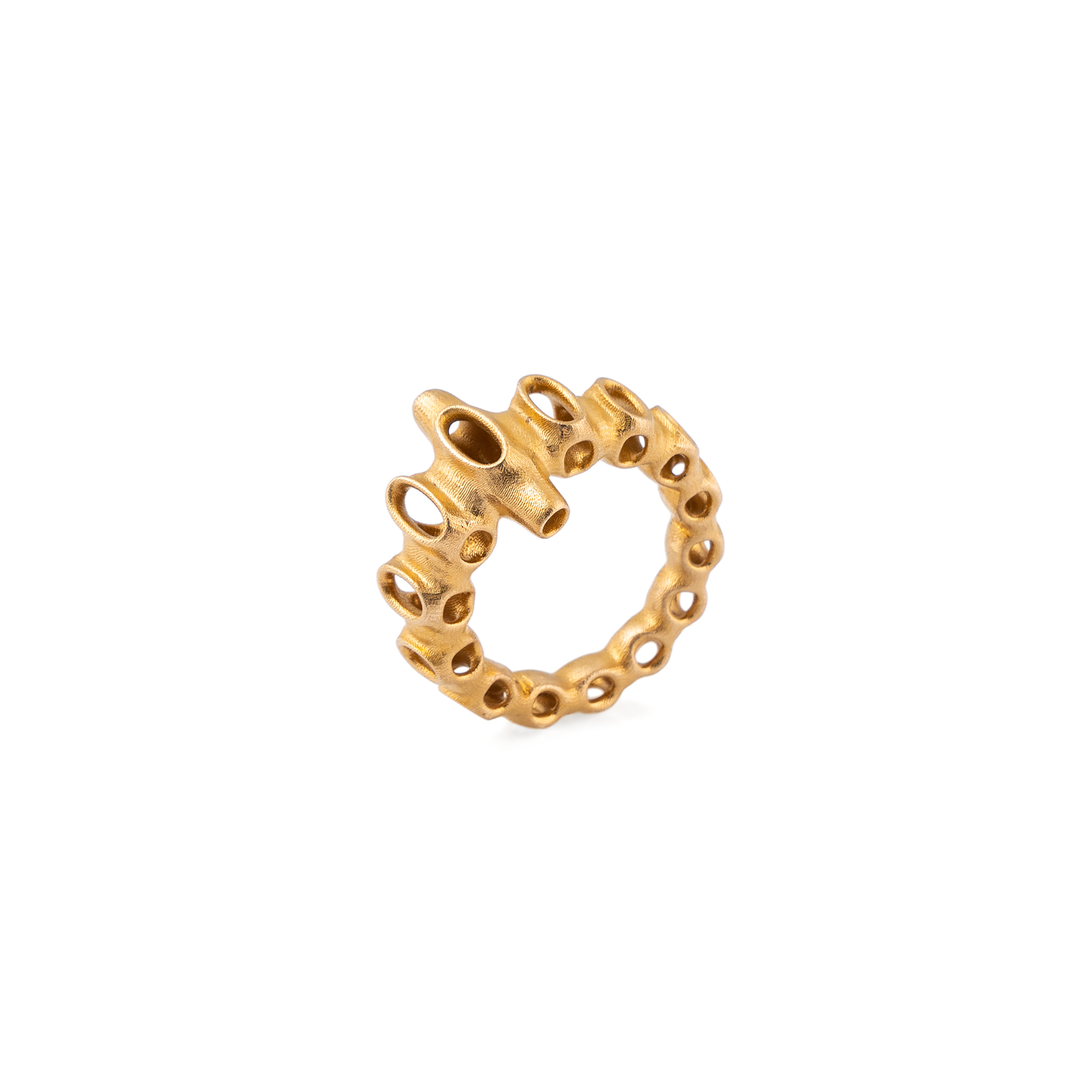Кольцо "Swirl" из бронзы