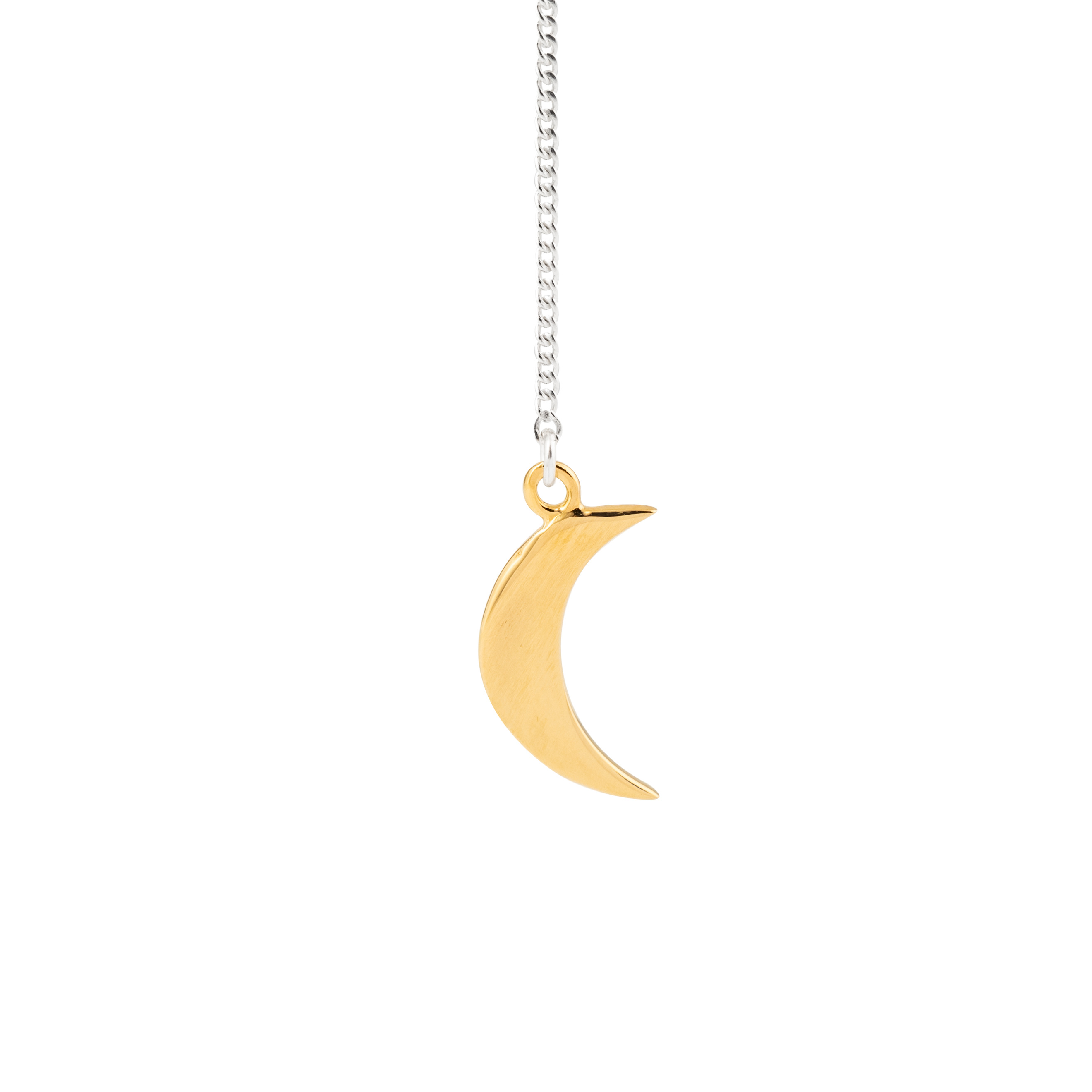 HALF MOON earrings in silver