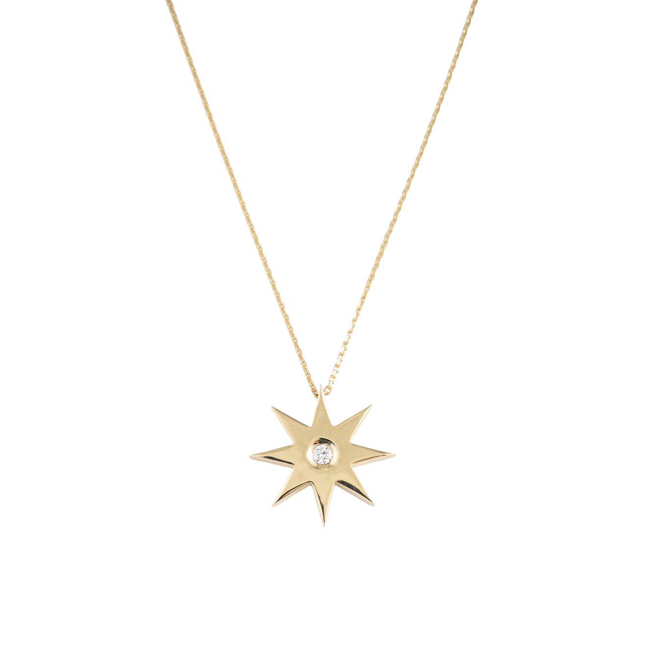 by Yankovskaya Подвеска-звезда из желтого золота с бриллиантом подвеска sokolov diamonds из золота с бриллиантом 1030900