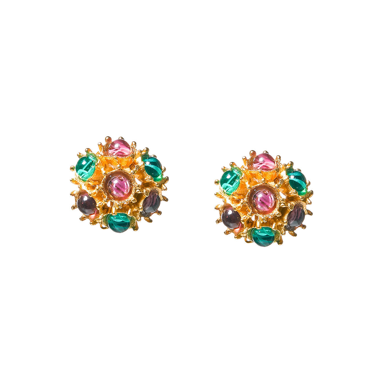 busette clips with colored inserts