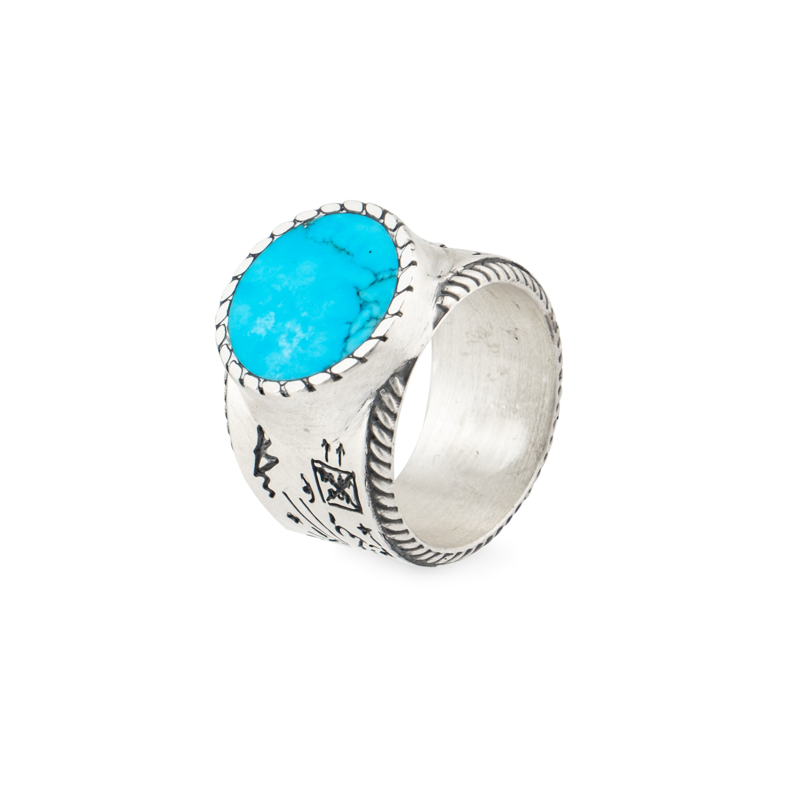 Кольцо из серебра BASQUAIT TURQUOISE RING