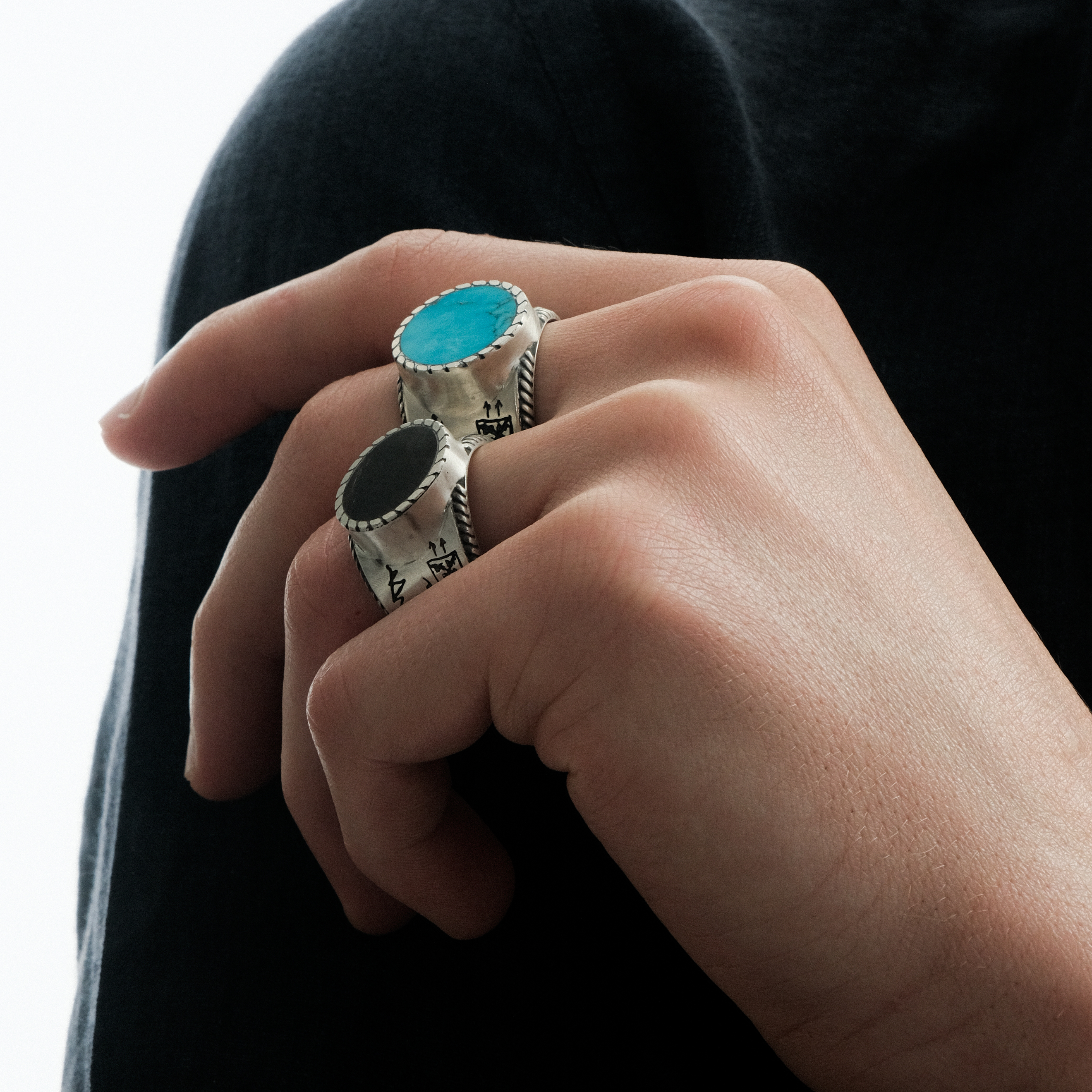 Кольцо из серебра BASQUAIT TURQUOISE RING
