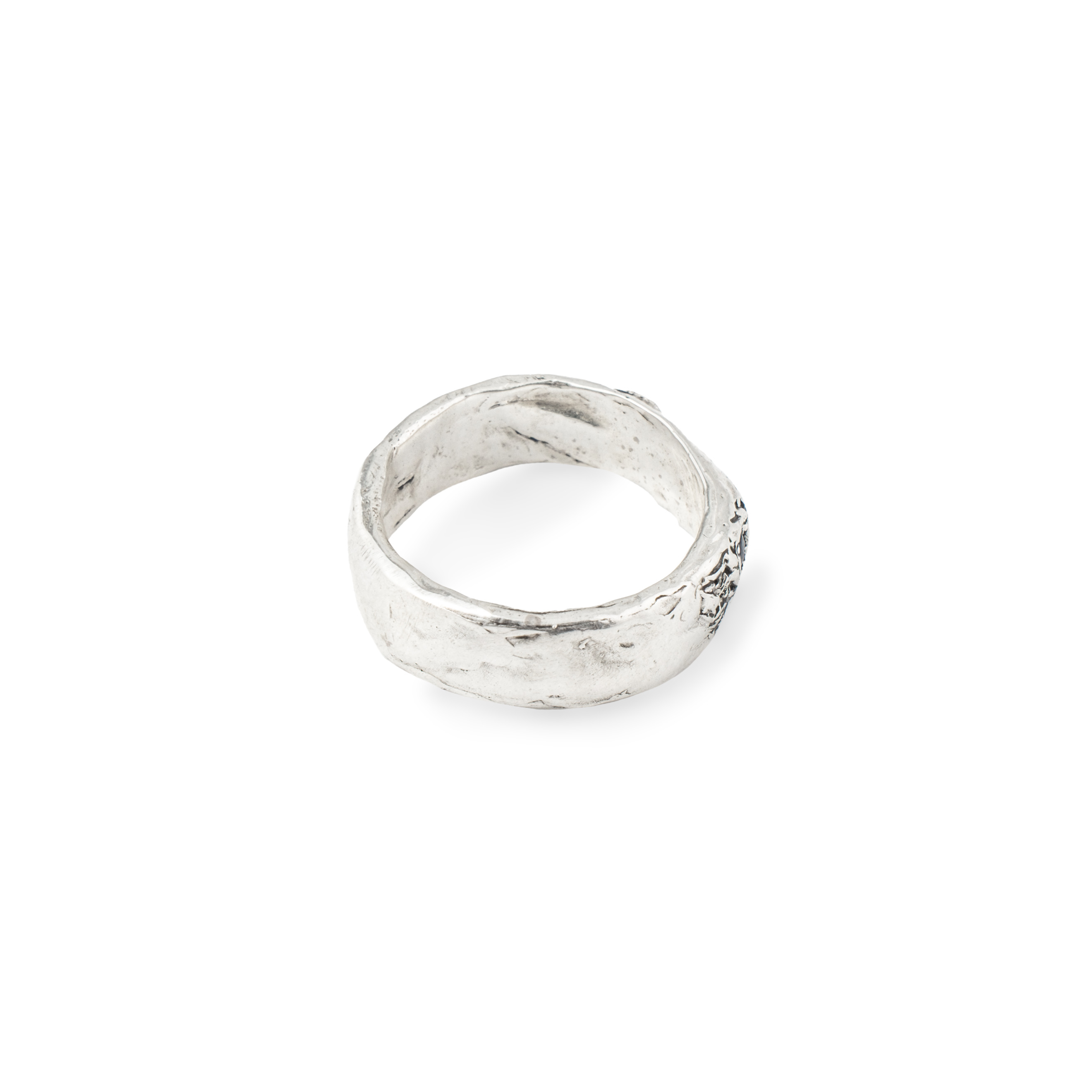 Кольцо из серебра SCRT DTH 3 RING