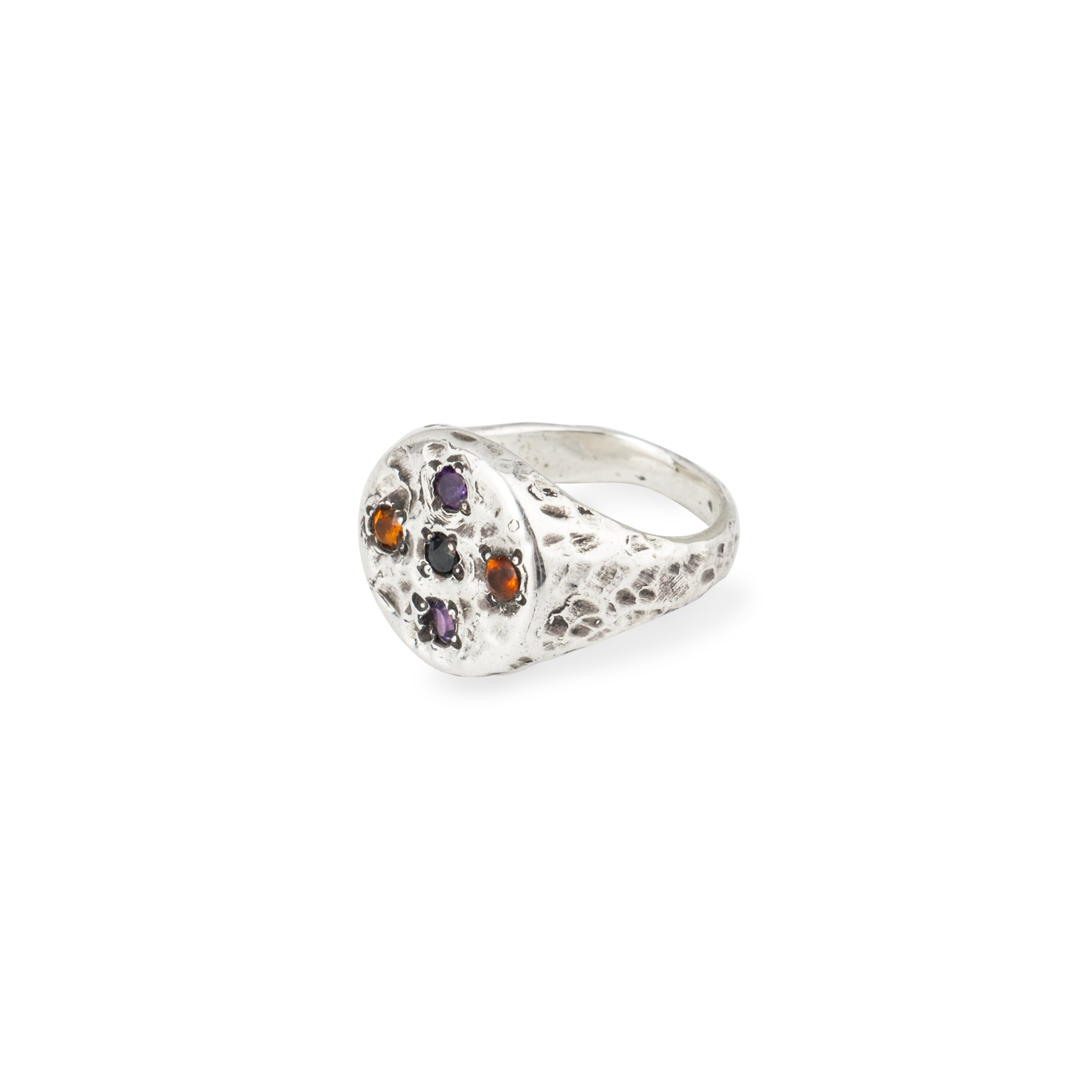 Кольцо из серебра COLOR CROSS RING