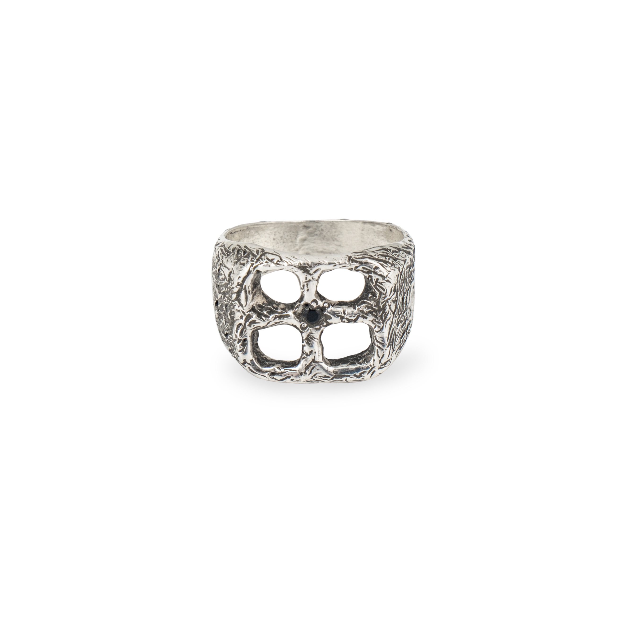 Кольцо из серебра MASSIVE CROSS RING
