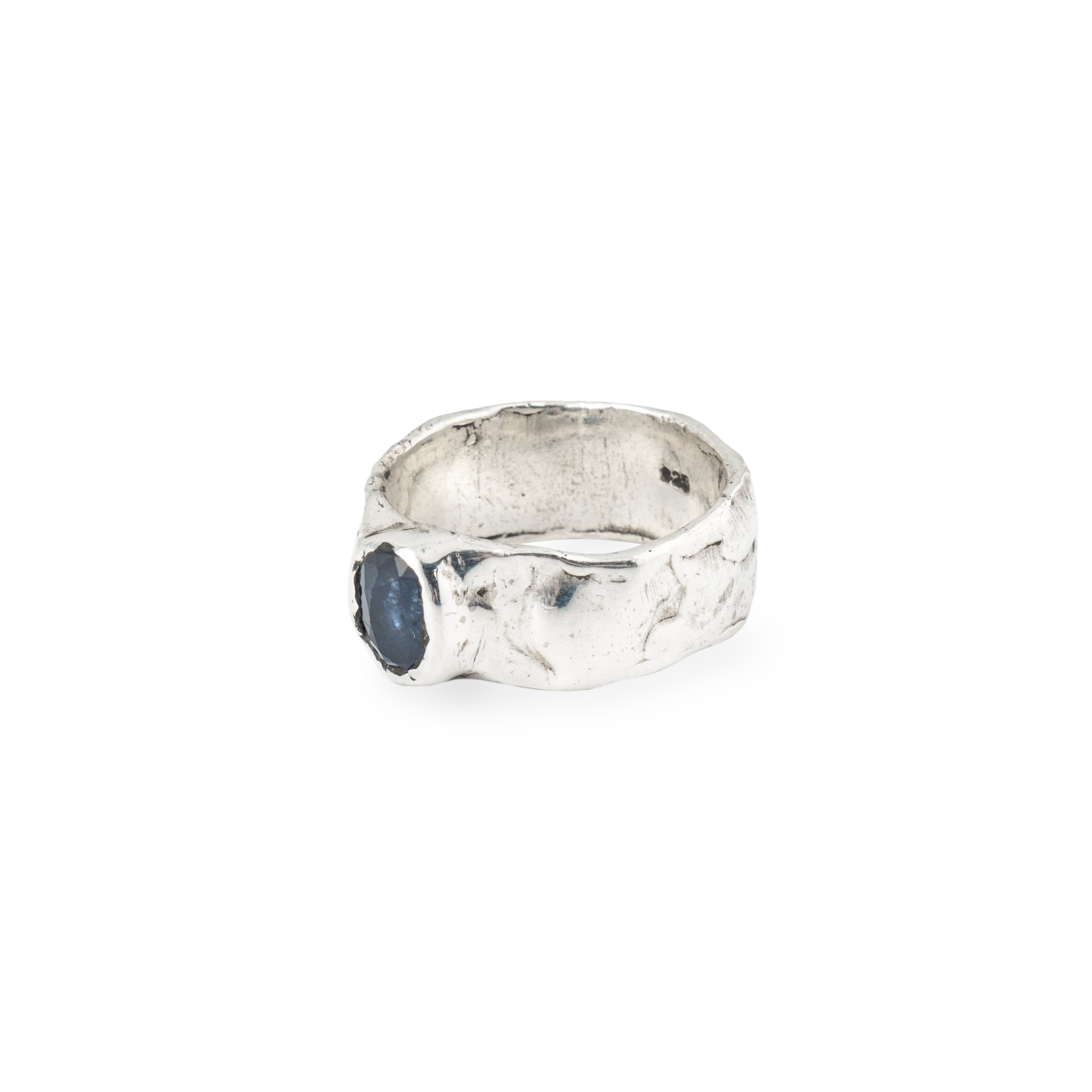 Кольцо из серебра DEEP BLUE SPPHR RING