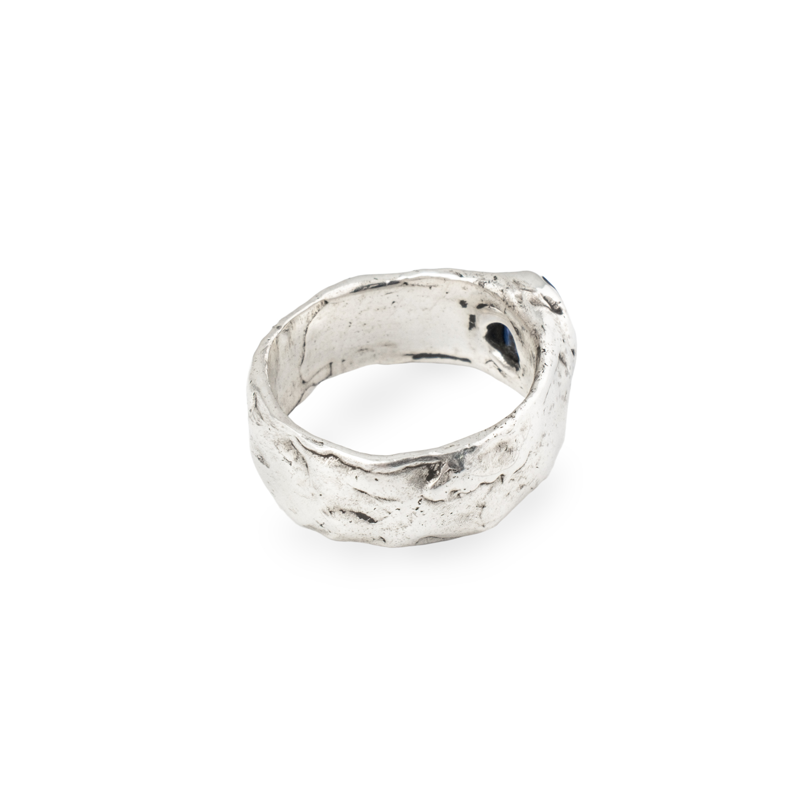 Кольцо из серебра DEEP BLUE SPPHR RING