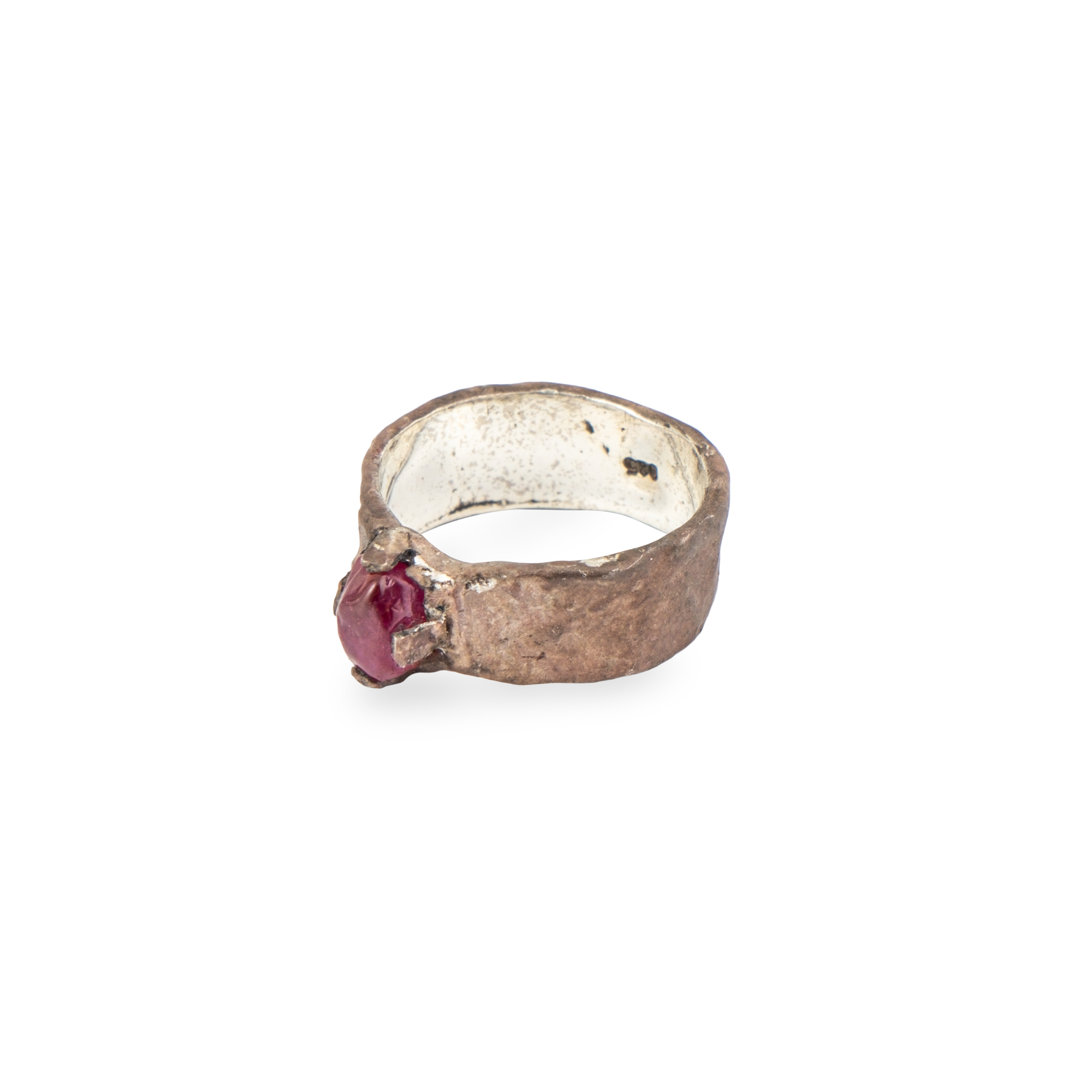 Кольцо из серебра RUBY HILL RING