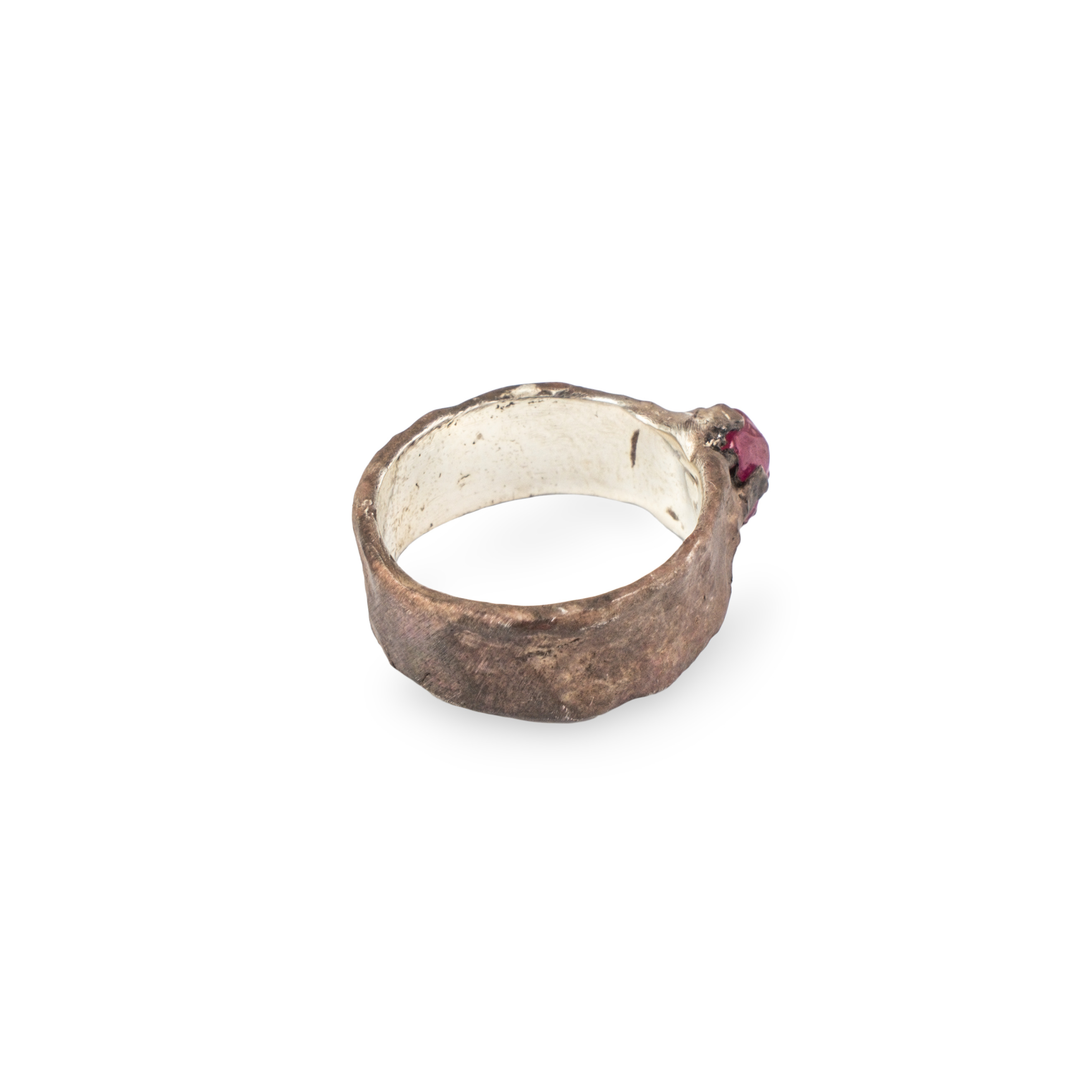 Кольцо из серебра RUBY HILL RING