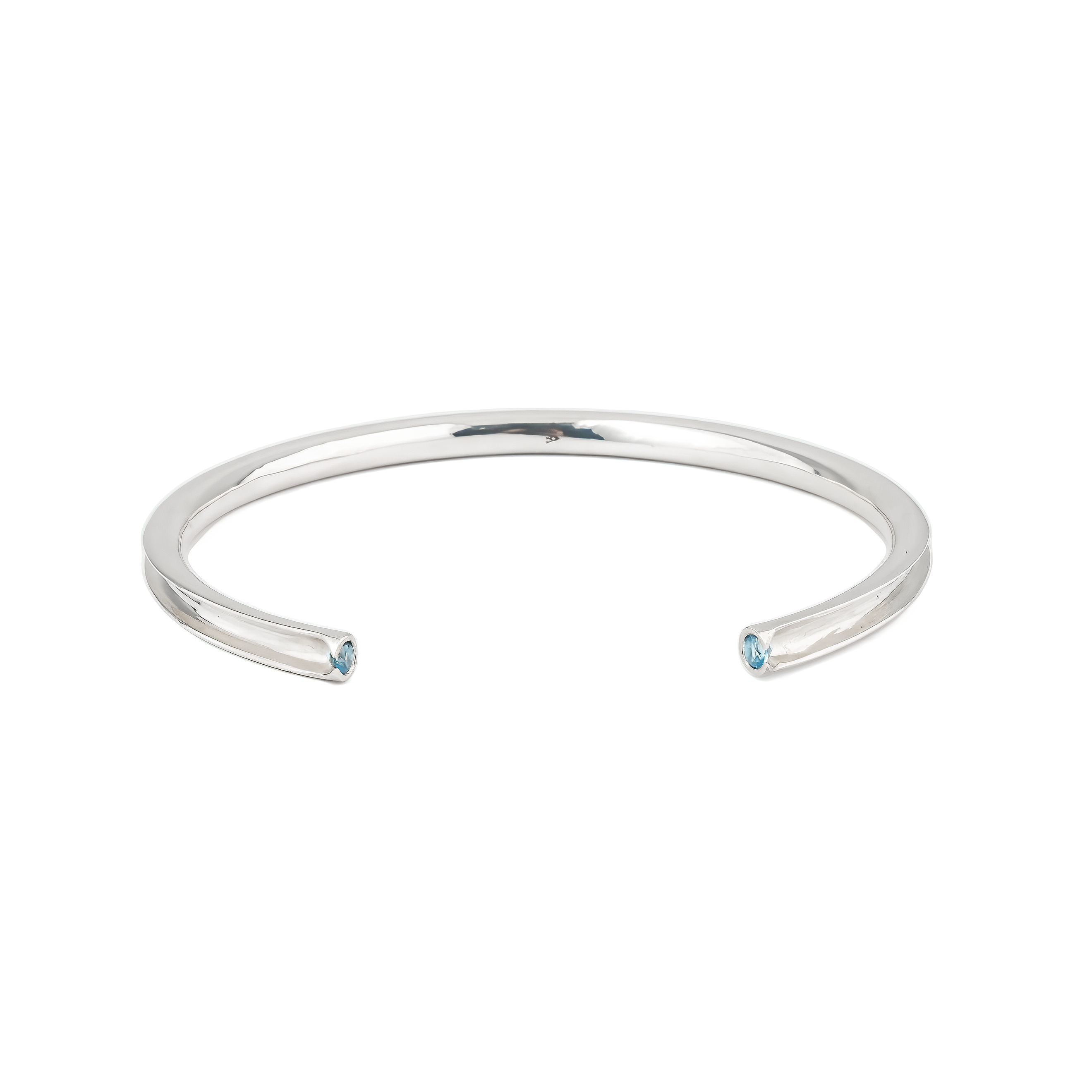 Браслет из серебра с топазом